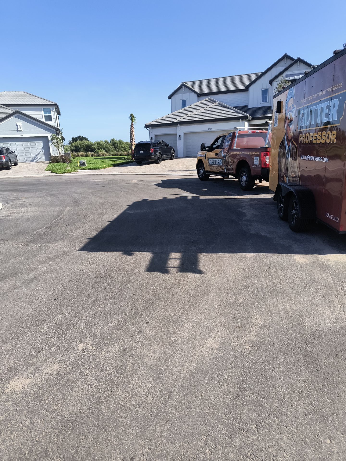 Dark Bronze Gutter Installation in Bradenton FL by Gutter Professors