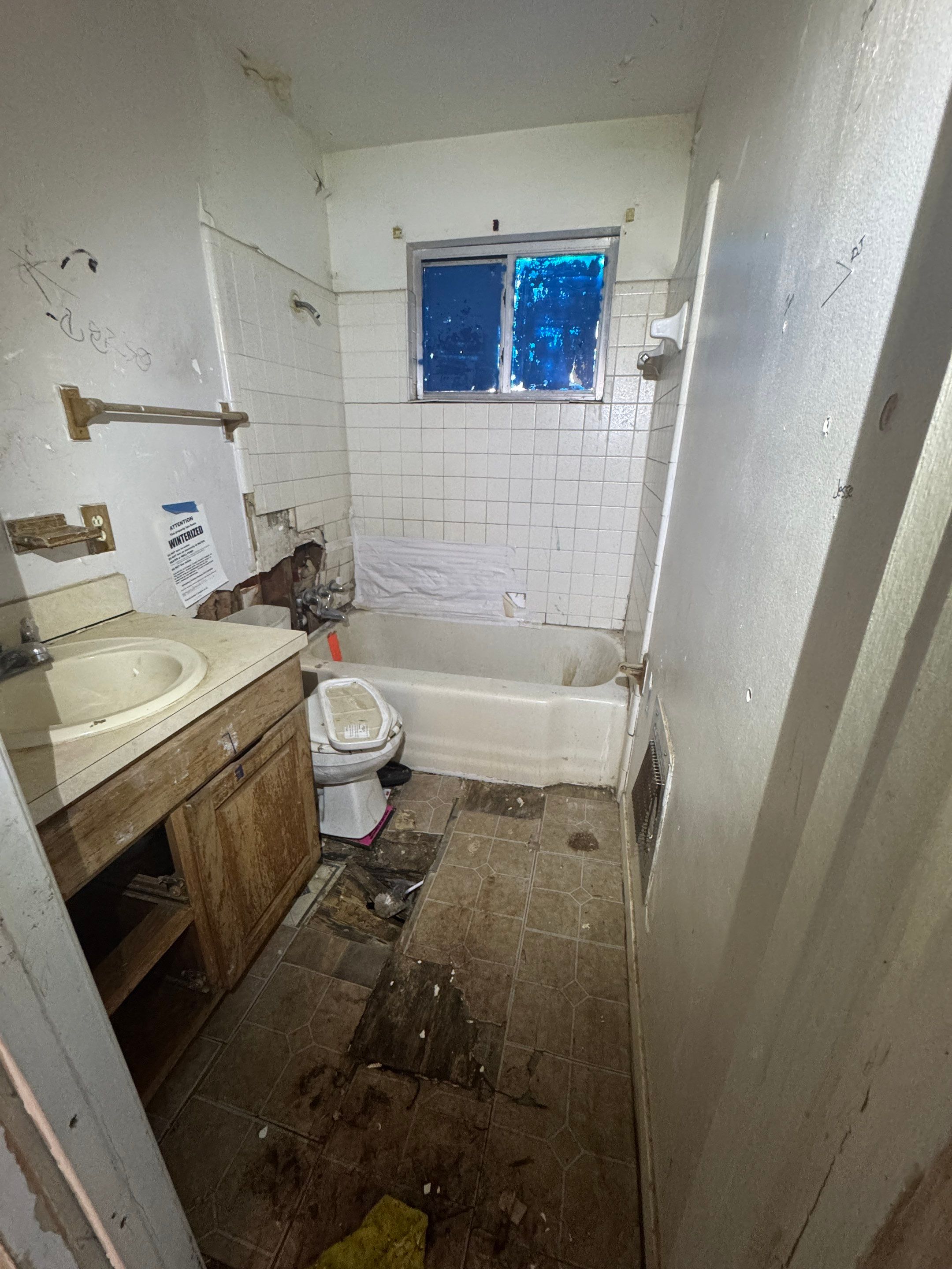 Restoration of an abandoned home - Project in Midland, TX by Harden Enterprise Services LLC