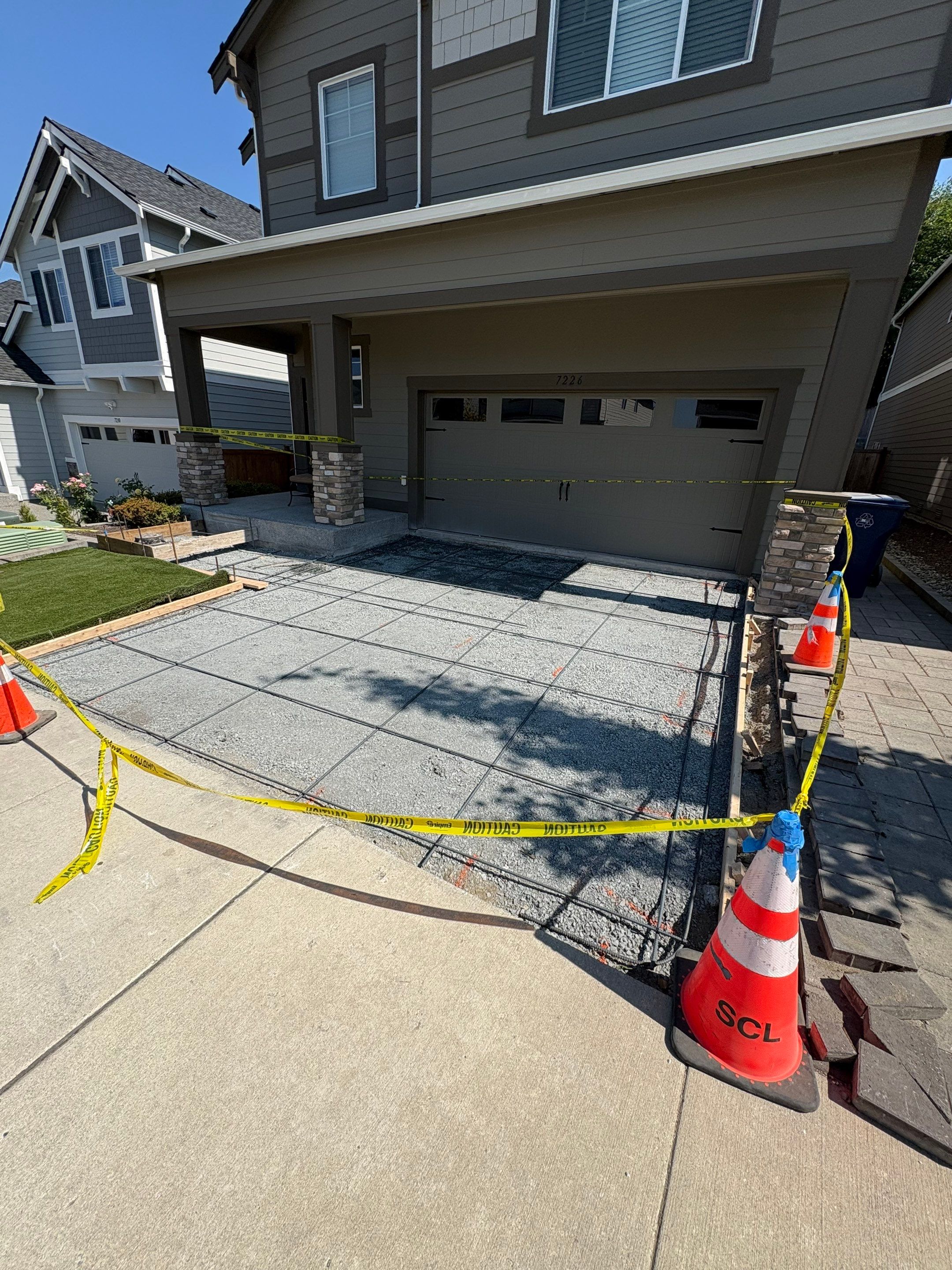 Concrete Driveway Makeover | Snohomish  by Jireh Asphalt & Concrete Inc 