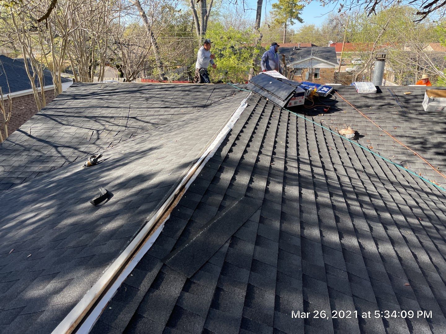 Historical Home needed a full decking and new roof by First United Roofing & Construction
