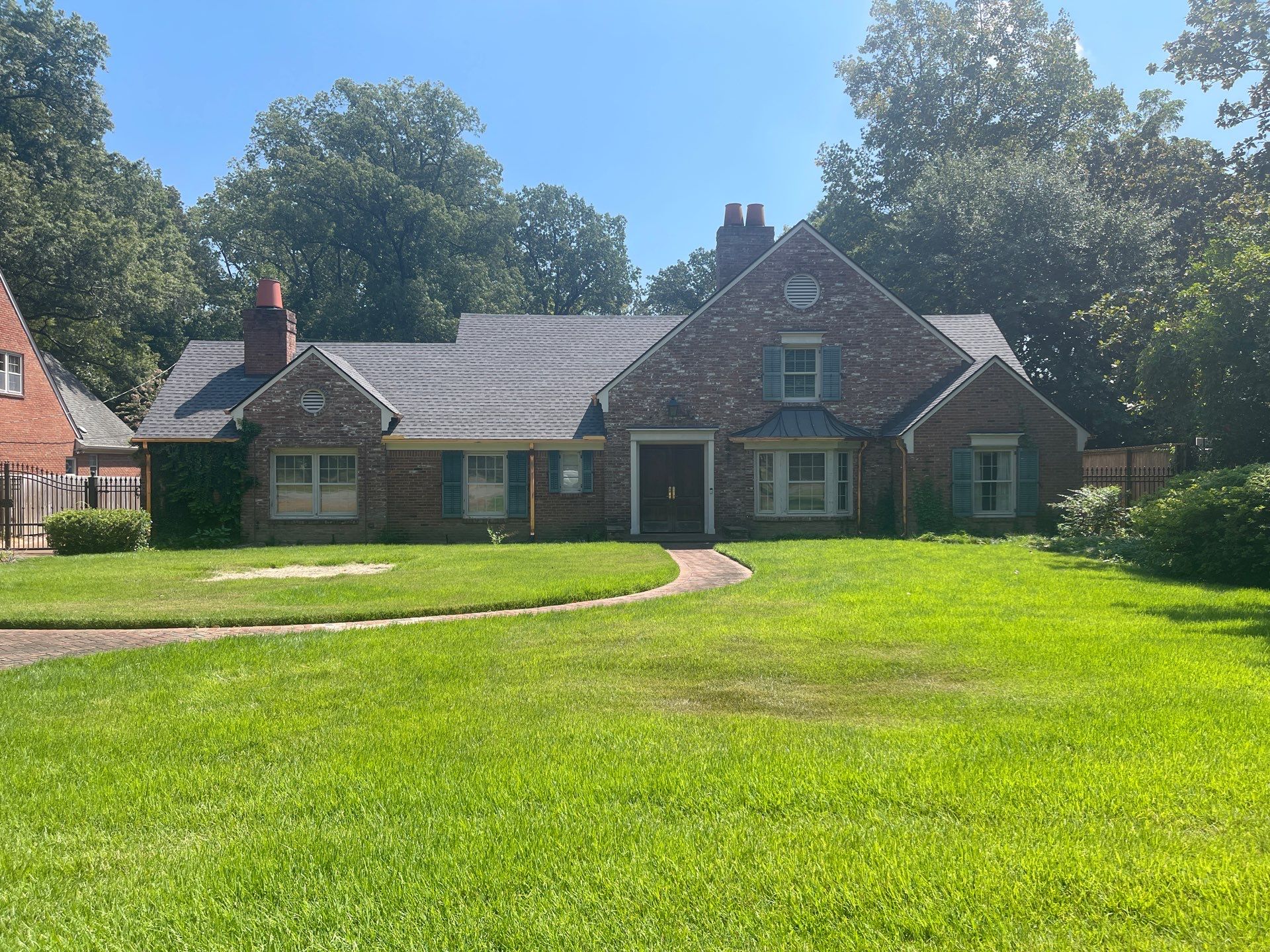 Full Roof Replacement with gutter upgrade after tree impact damage in East Memphis by Revival Roofing Services