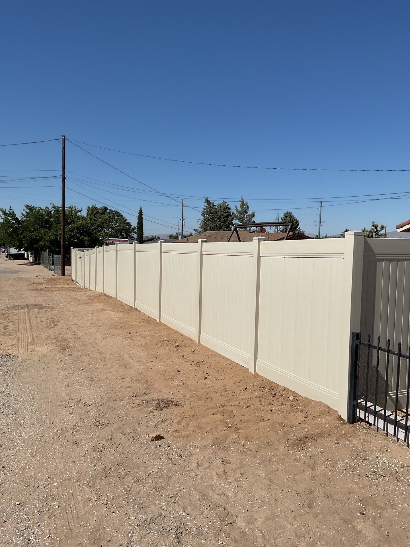 Fence Installation using Vinyl by Fence Guys Inc.