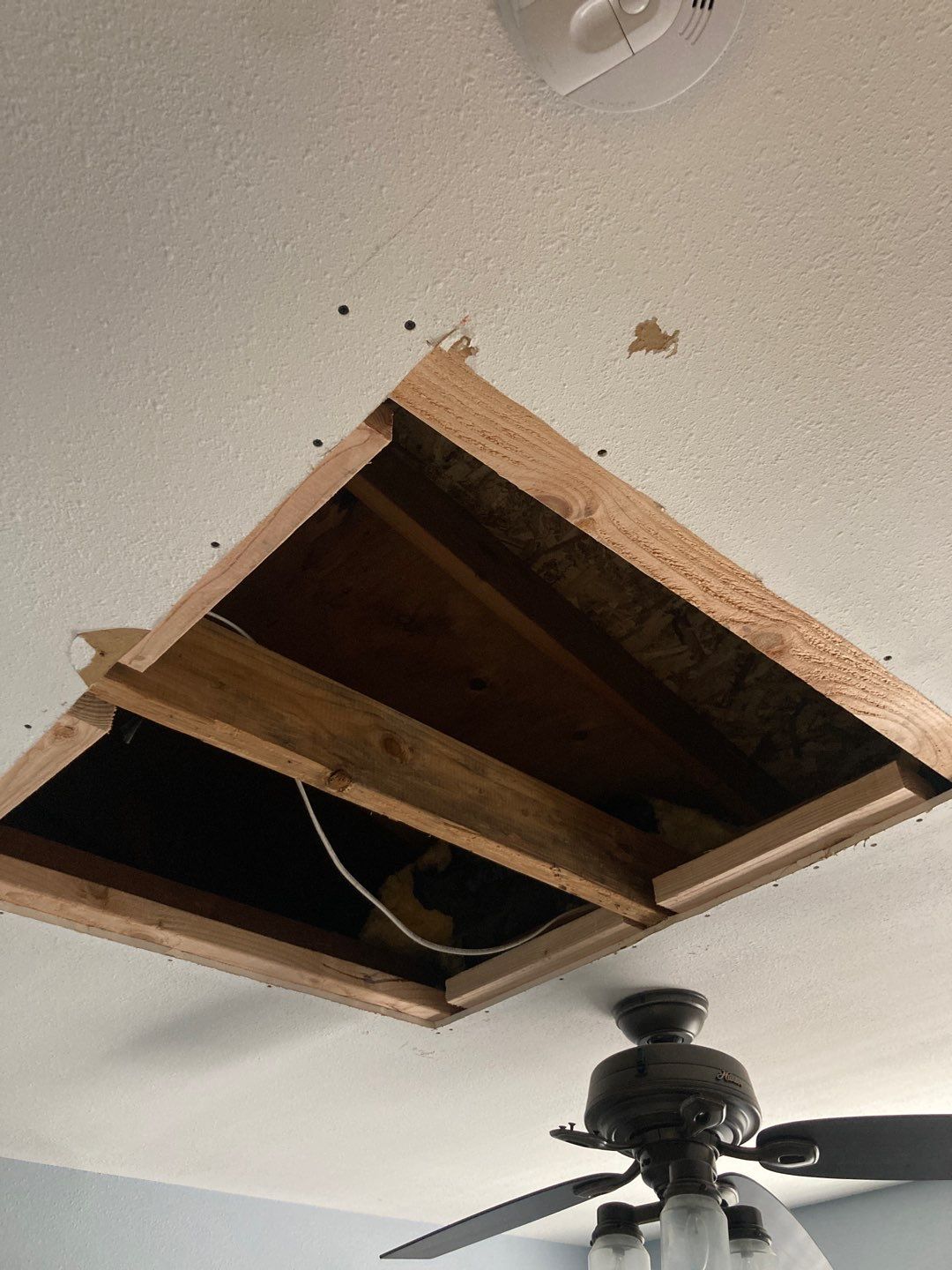 Large Ceiling Drywall Repair by Andre Handyman