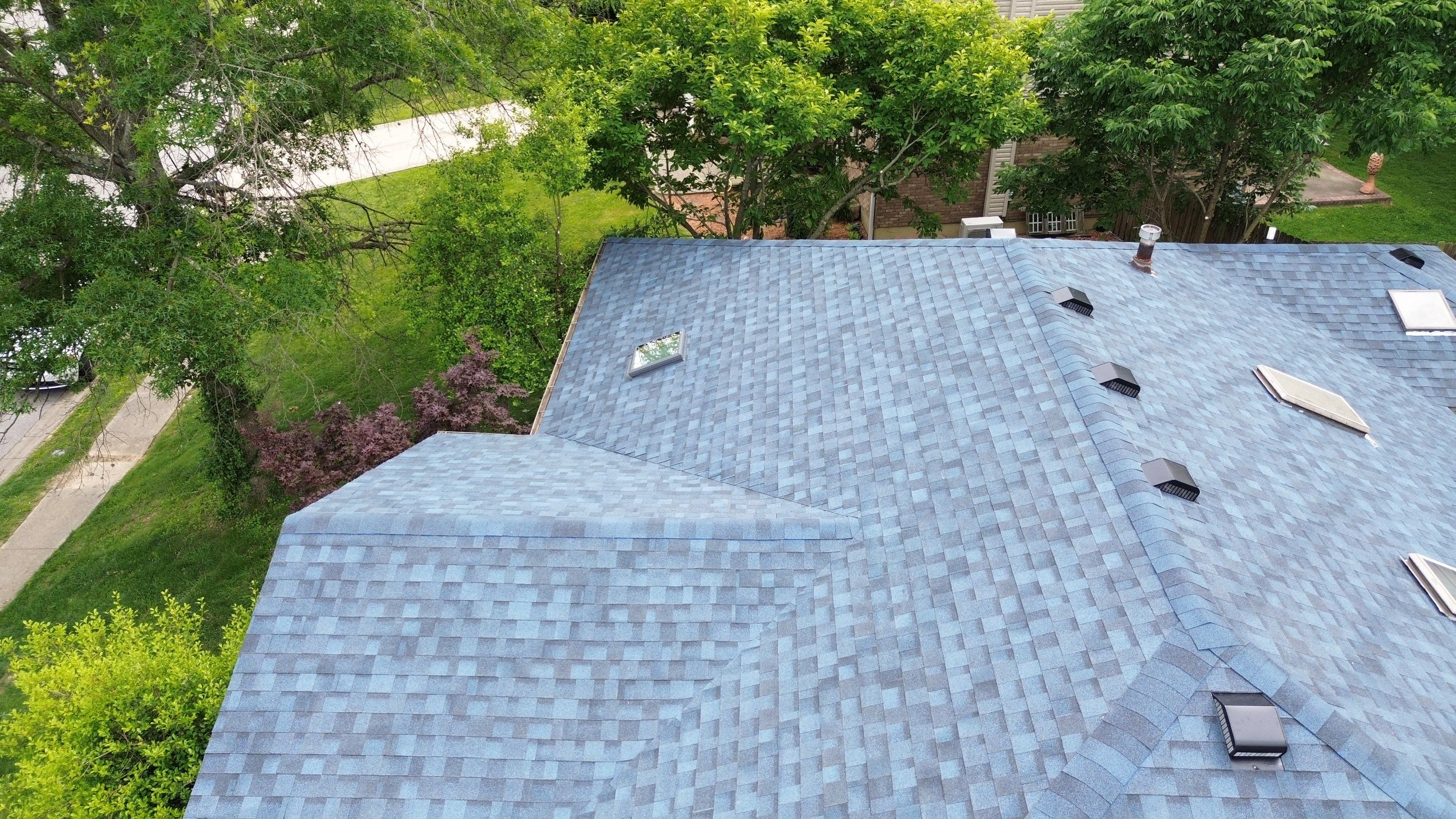 Project in New Albany by Moss Roofing