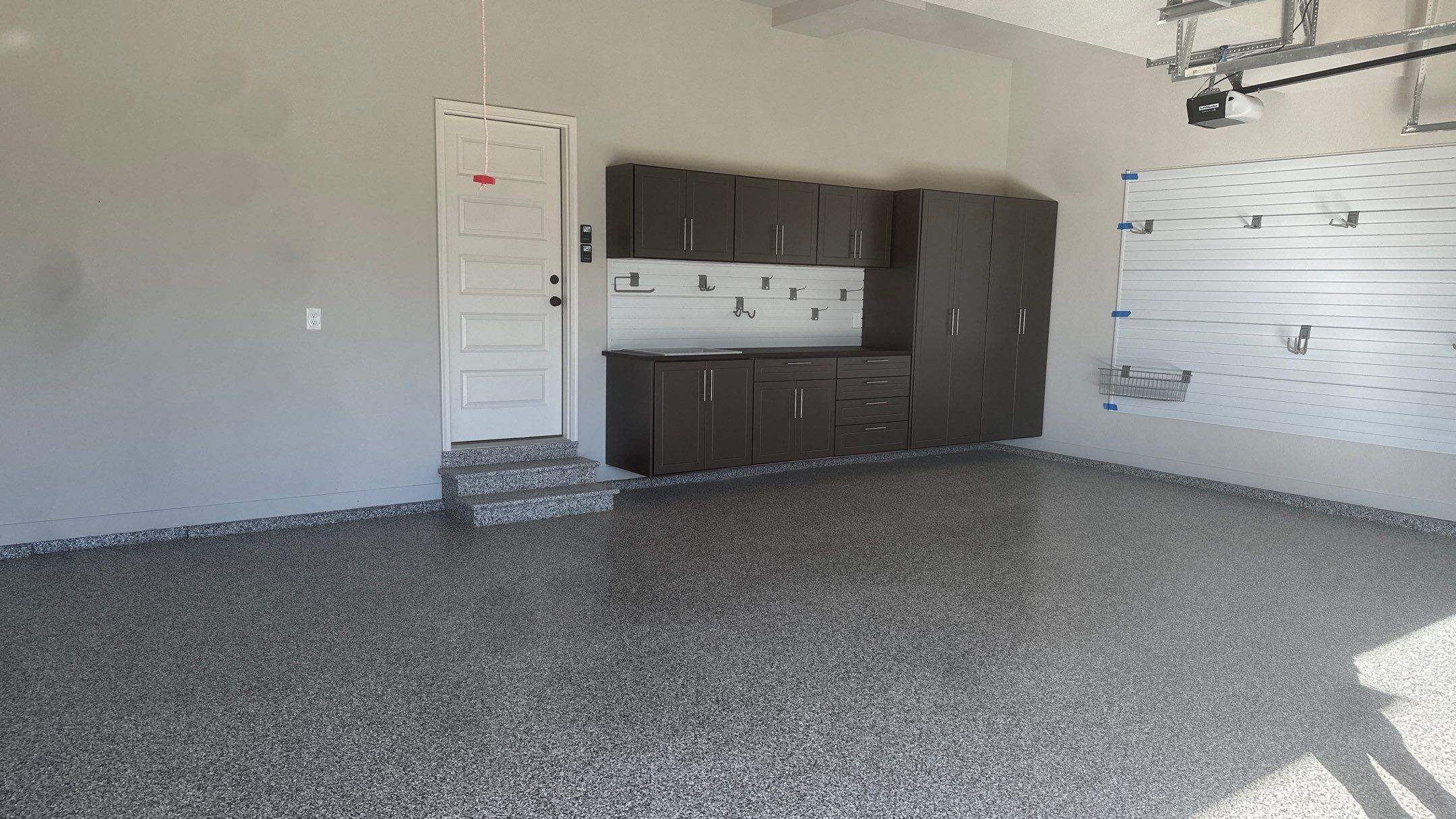 Lisa S. chose a pewter powder on her cabinets by Banner Garage