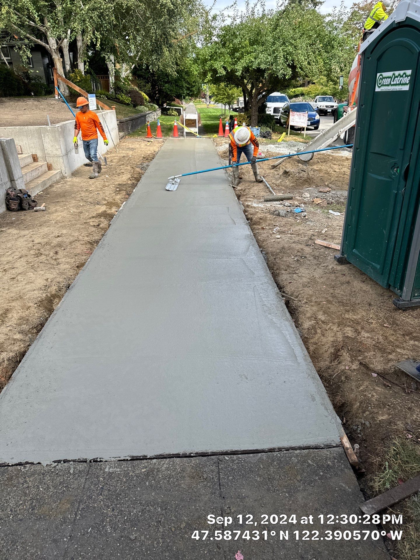 David | Concrete Sidewalk by Jireh Asphalt & Concrete Inc 