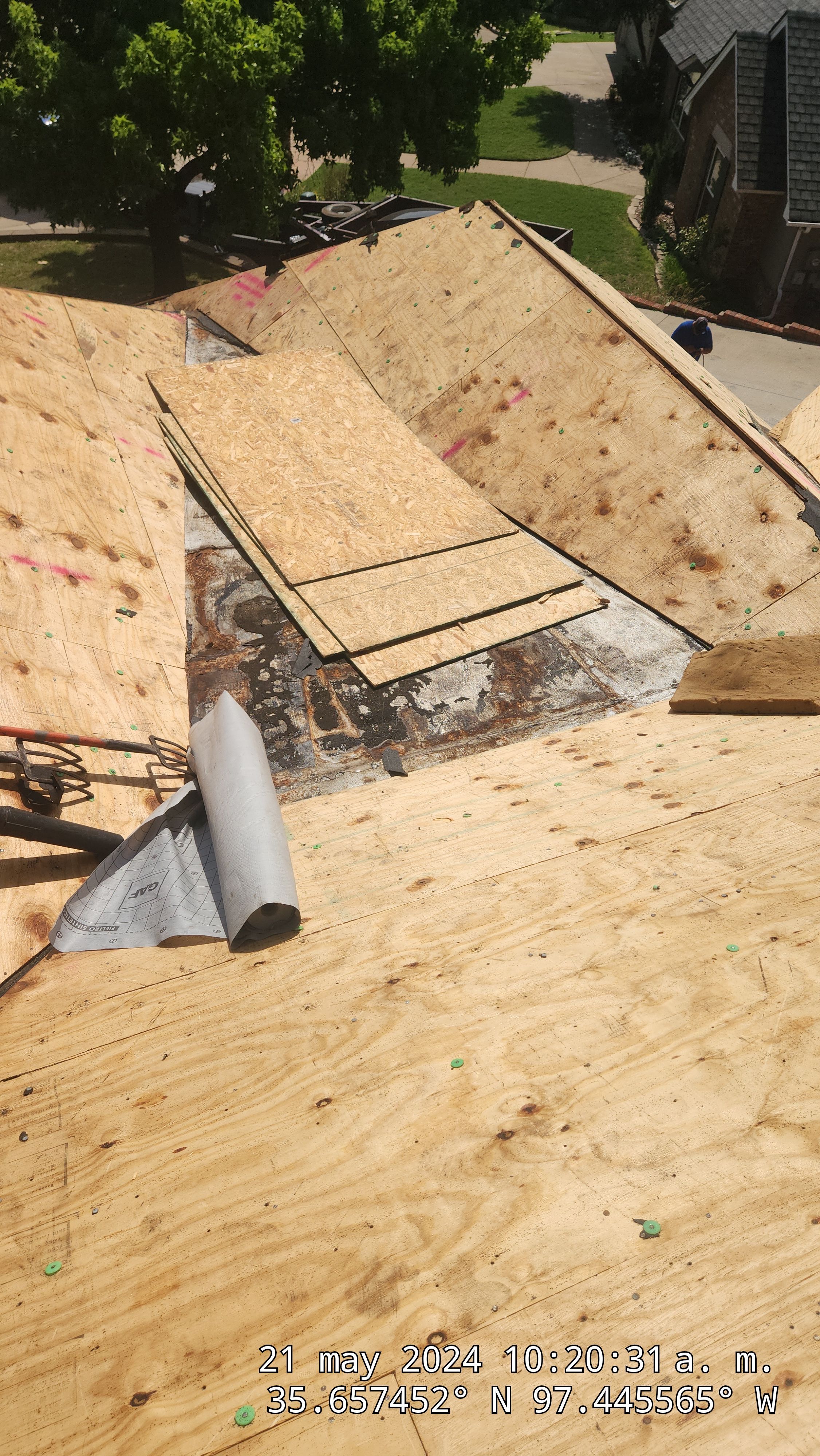 Residential Roofing Installation using Atlas by Castillo Roofing