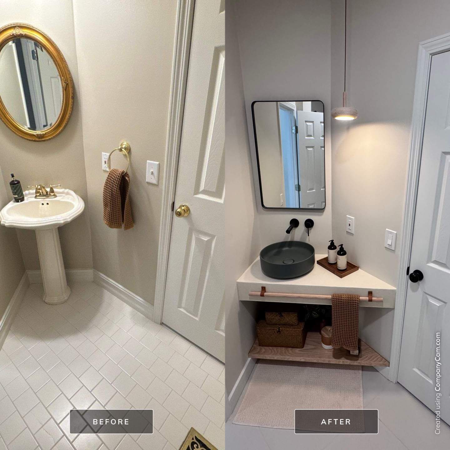 Hall bathroom renovation by Prudencio