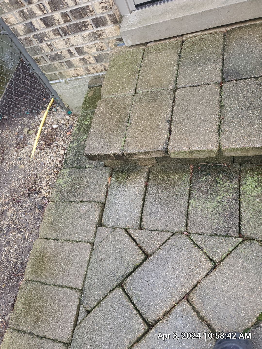 Brick paver clean, sand and seal.  using Surebond SB-1300 by Northern Power Washing LLC.