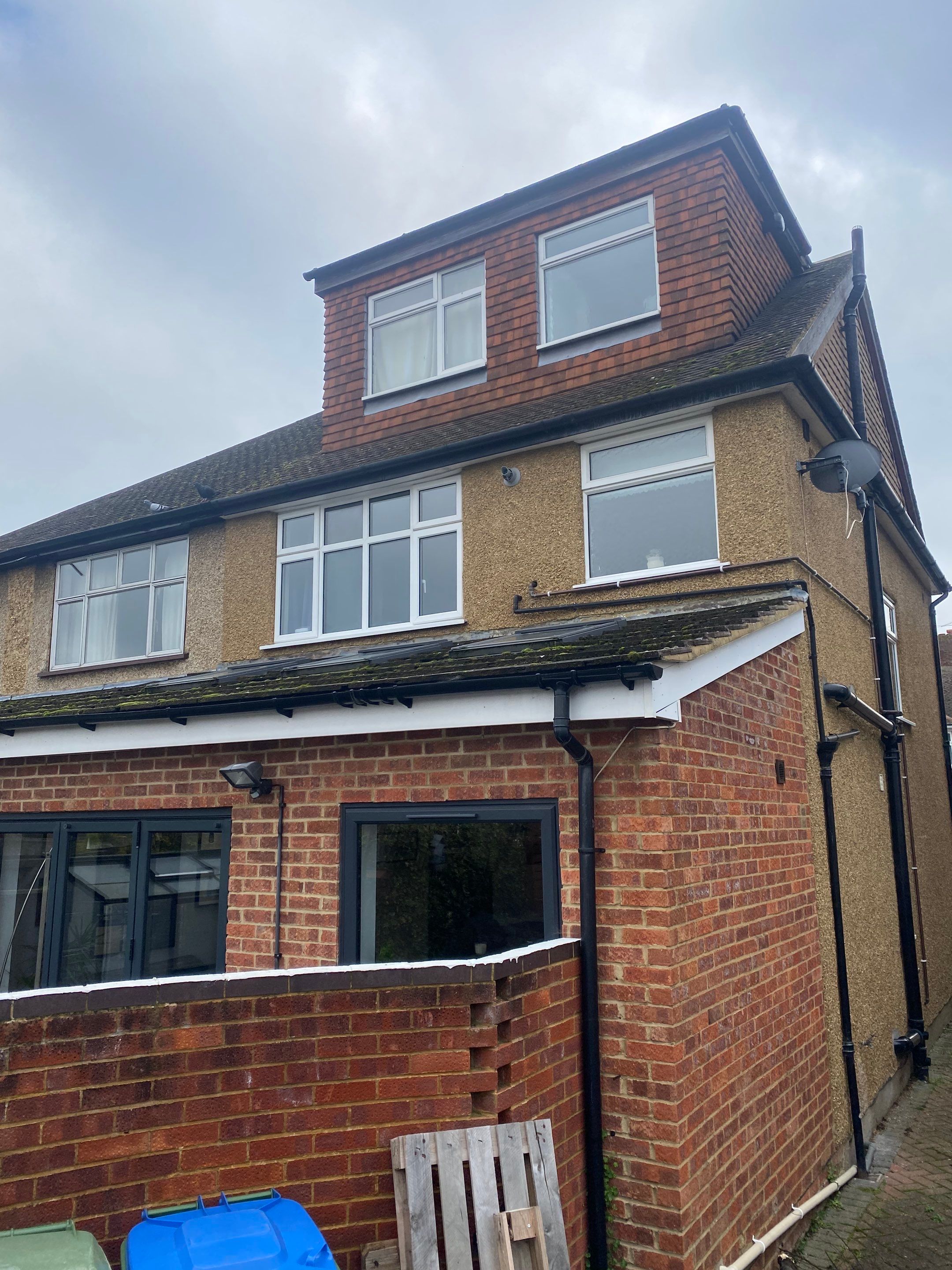 Roof Clean  - Moss Removal - Gutter Clean using Honda 15lpm Low Pressure Washing Machine by Ges Exterior Cleaning ltd