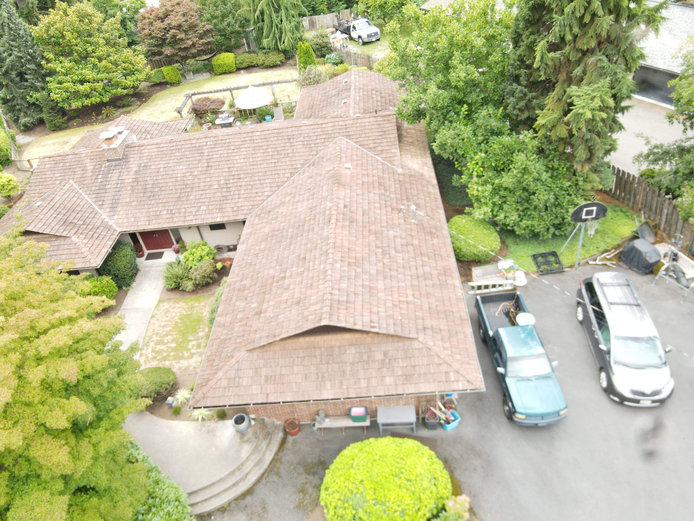 Shake to Asphalt Project in Normandy Park by Roof Smart