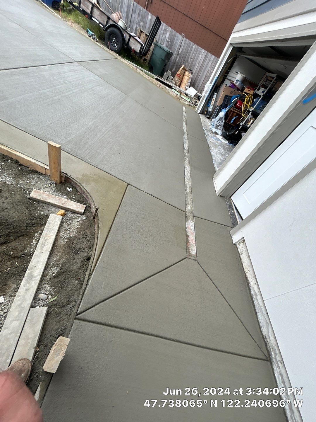 Nathan | Concrete Driveway & Walkway by Jireh Asphalt & Concrete Inc 