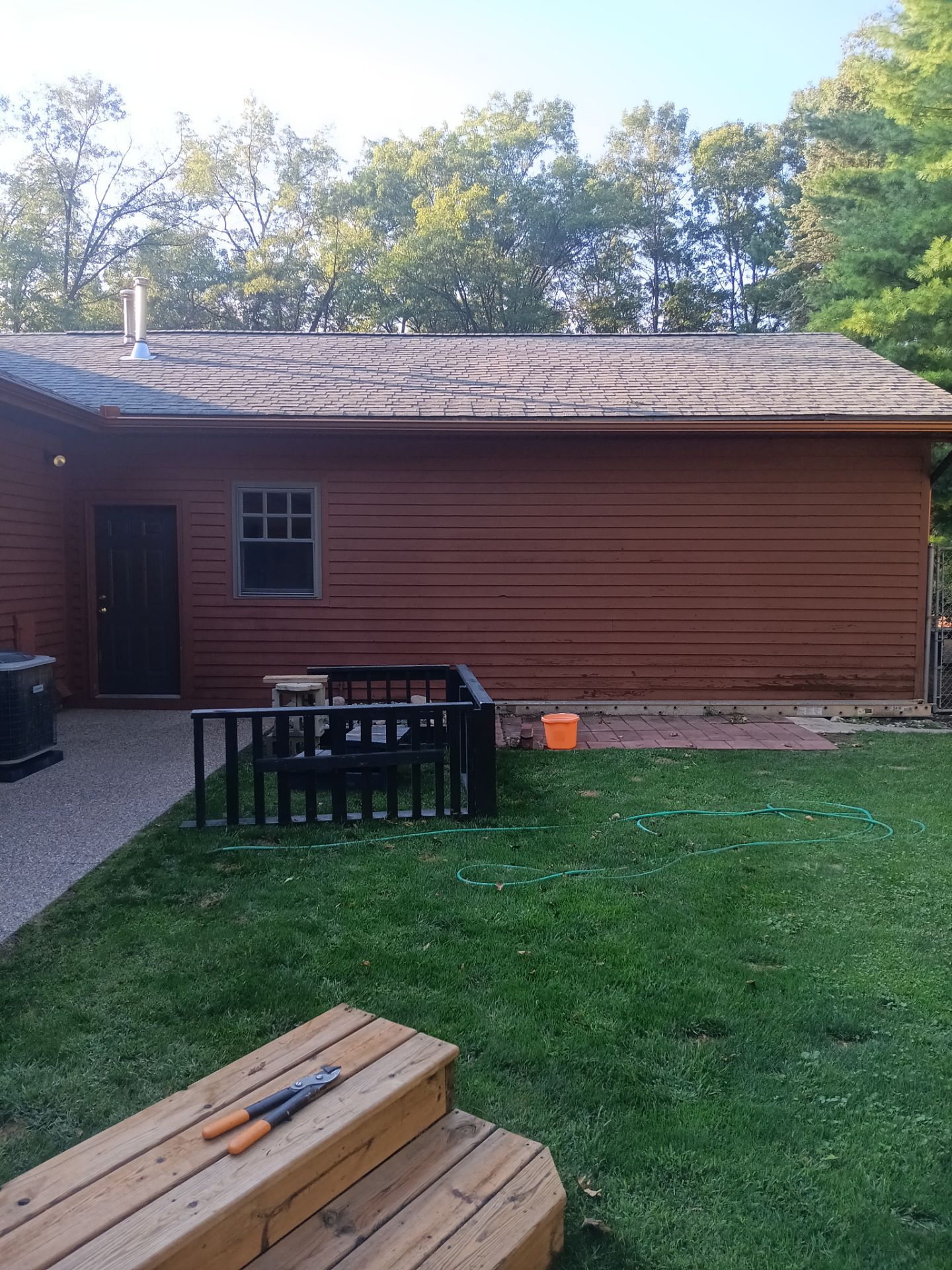 Color update with exterior staining and painting by Gordon Painting