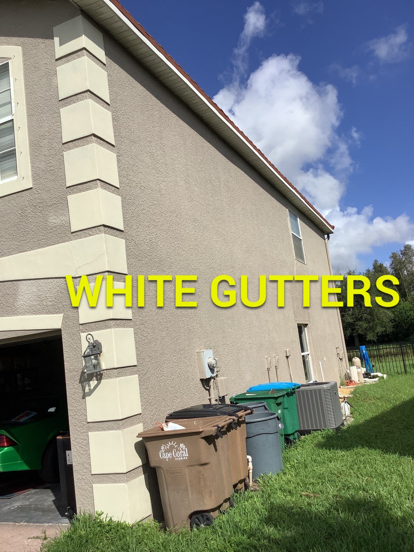 7 inch seamless gutters using Aluminum Seamless Gutters in Cape Coral FL by Gutter Professors