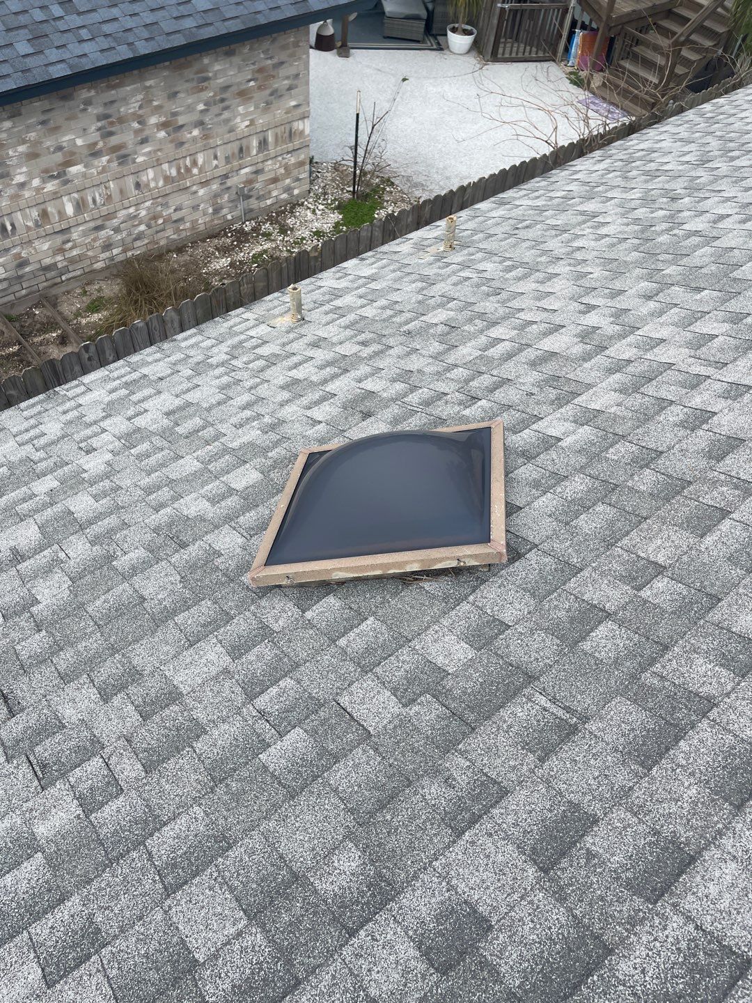 Residential Roofing Repair using Galvanized Chimney Cap & Chase by Lighthouse Roofing