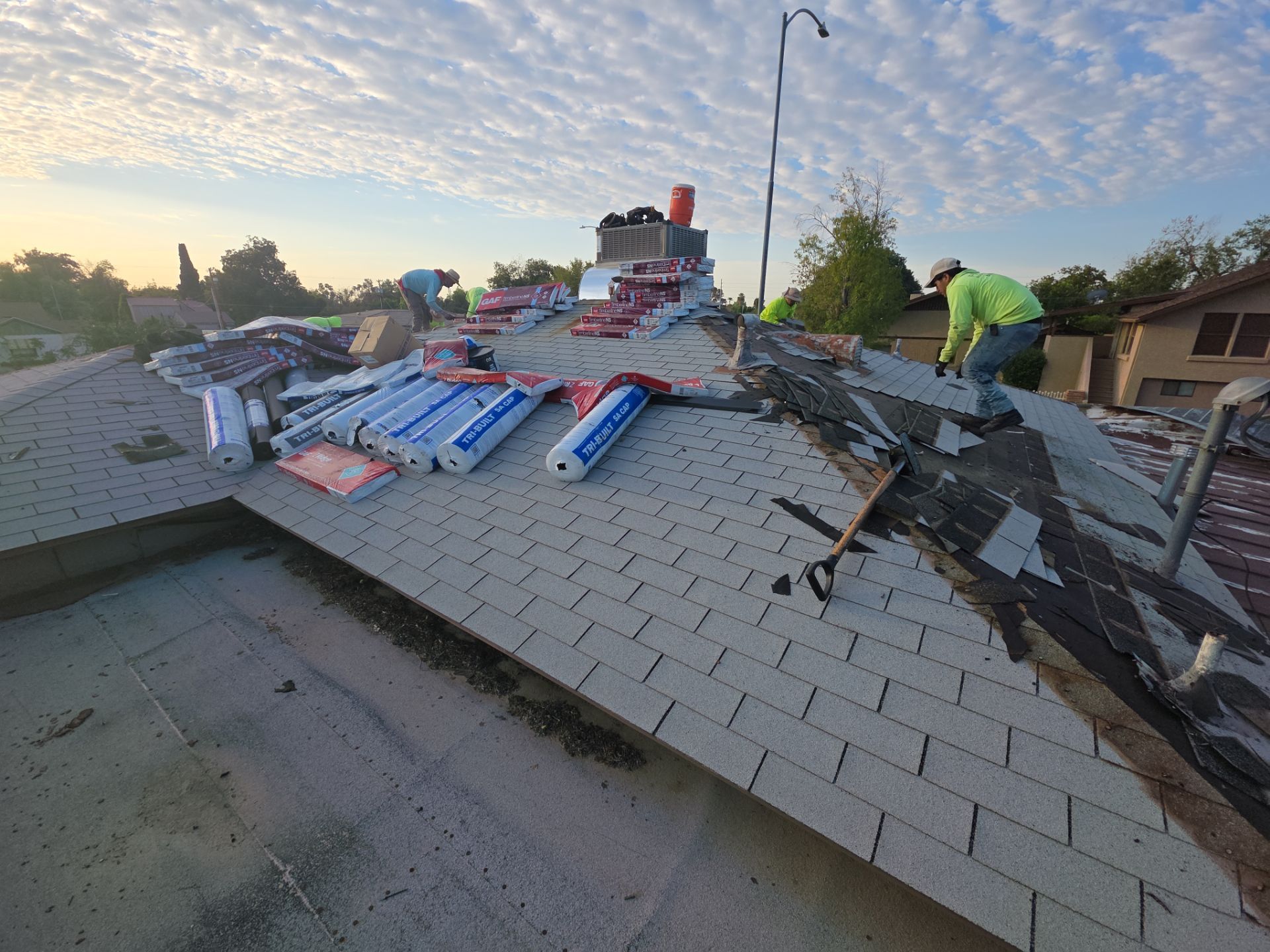 Residential Roof Install using GAF by Weather-Tite Roofing