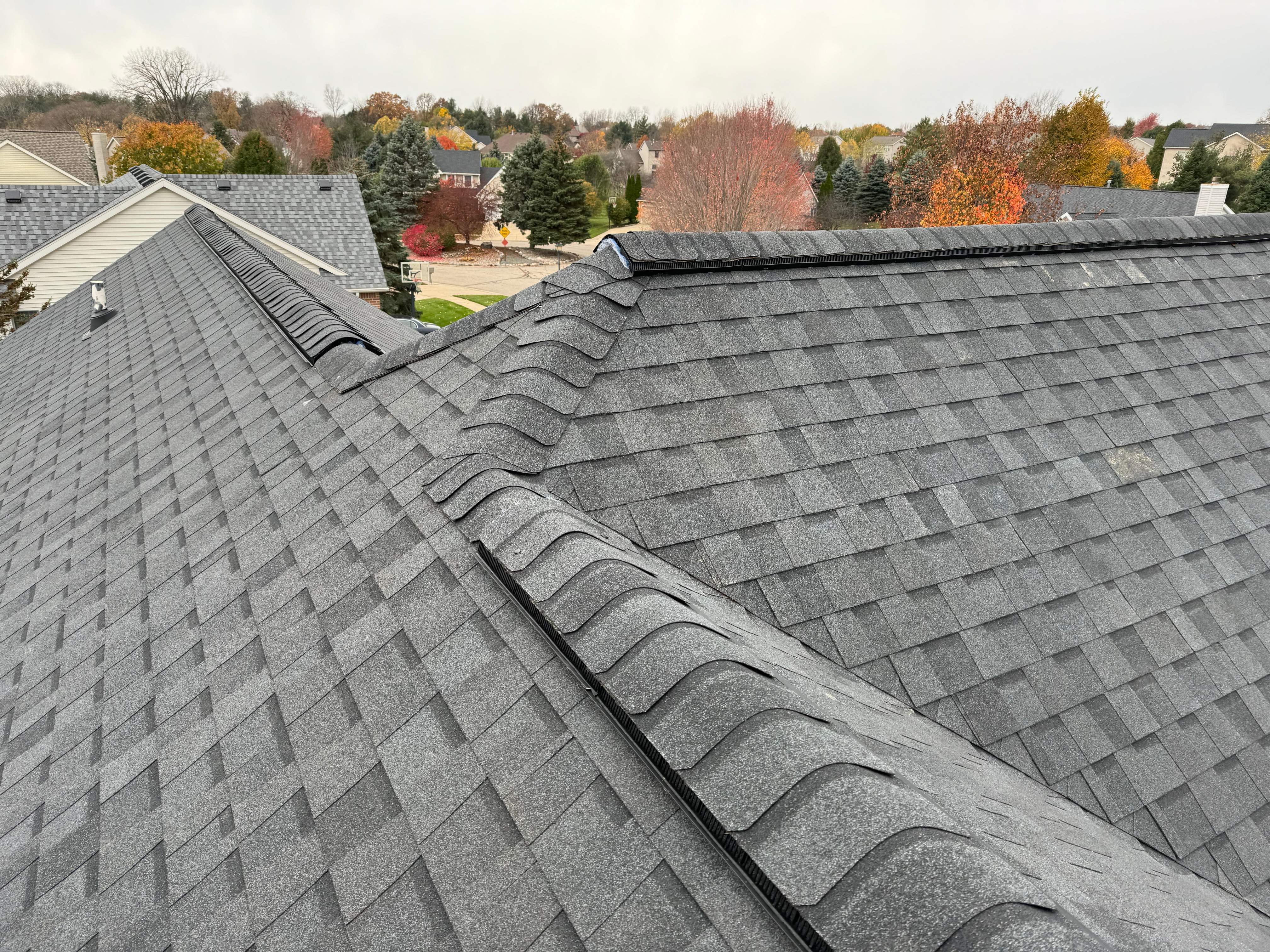 Residential Roofing Installation using Certainteed Landmark ClimateFlex by GRACCO