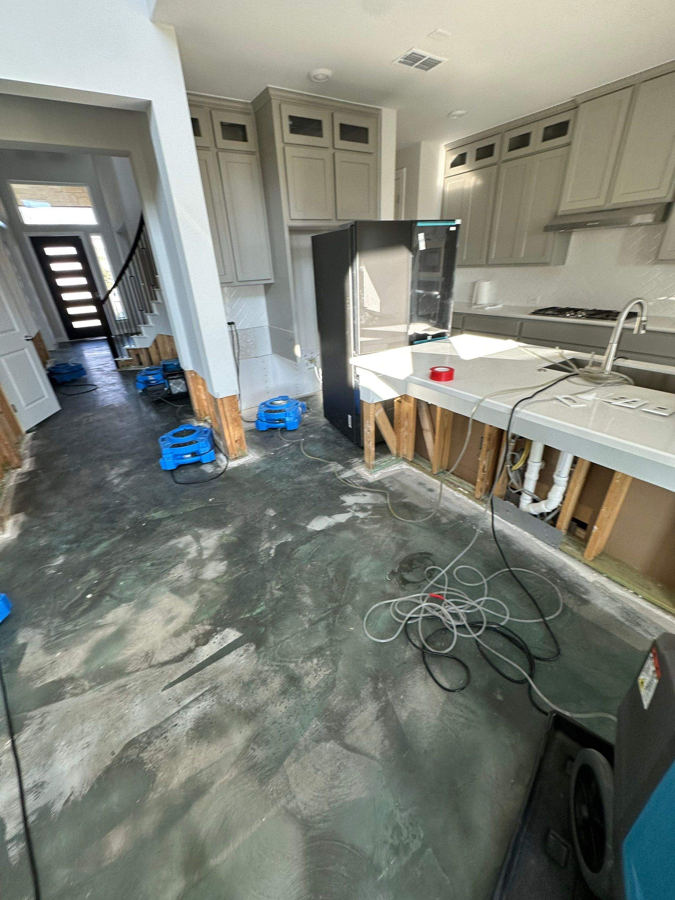Post-Water Damage Reconstruction – Newly Built Home by L&T General Contractors and Restoration INC