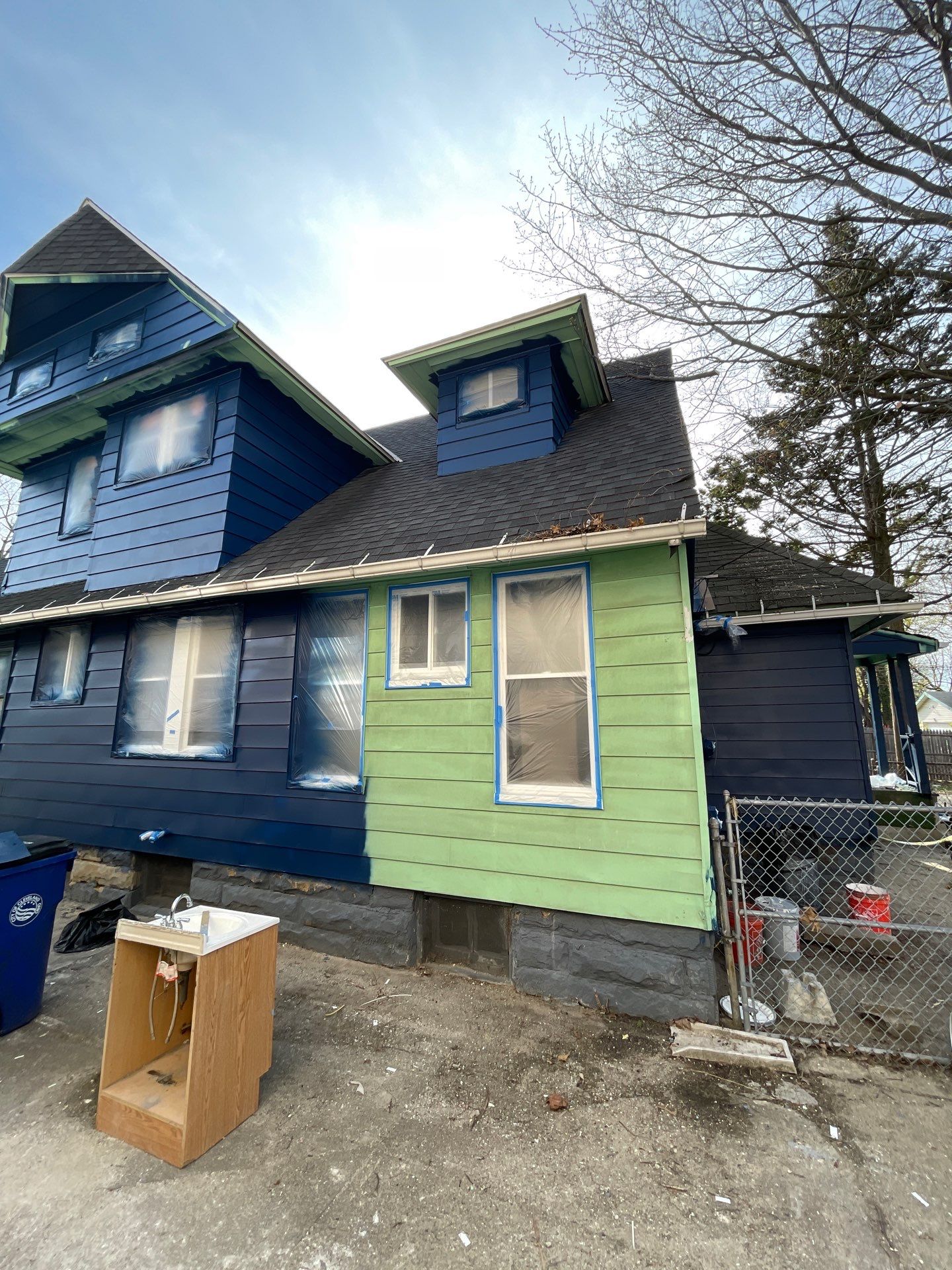 Exterior Painting using Benjamin Moore Element Guard by Callaway Contracting LLC