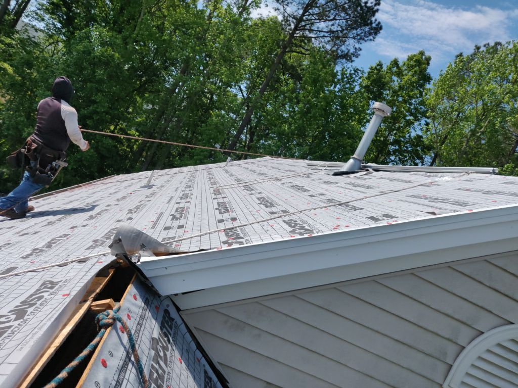 Re-roof by American Roofing NC