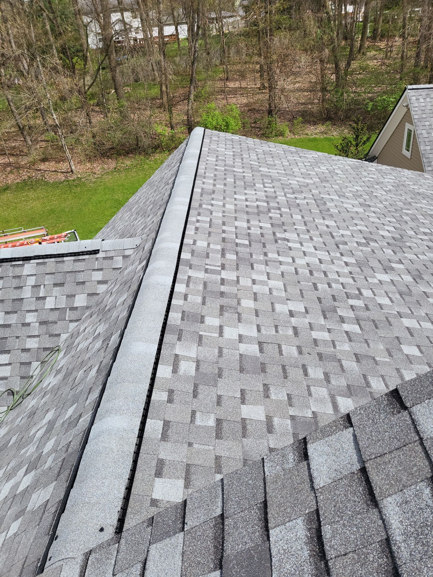 Atlas Pinnacle, Color, Coastal Granite, Drip Edge, Color, Black by Eagle Eye Roofing