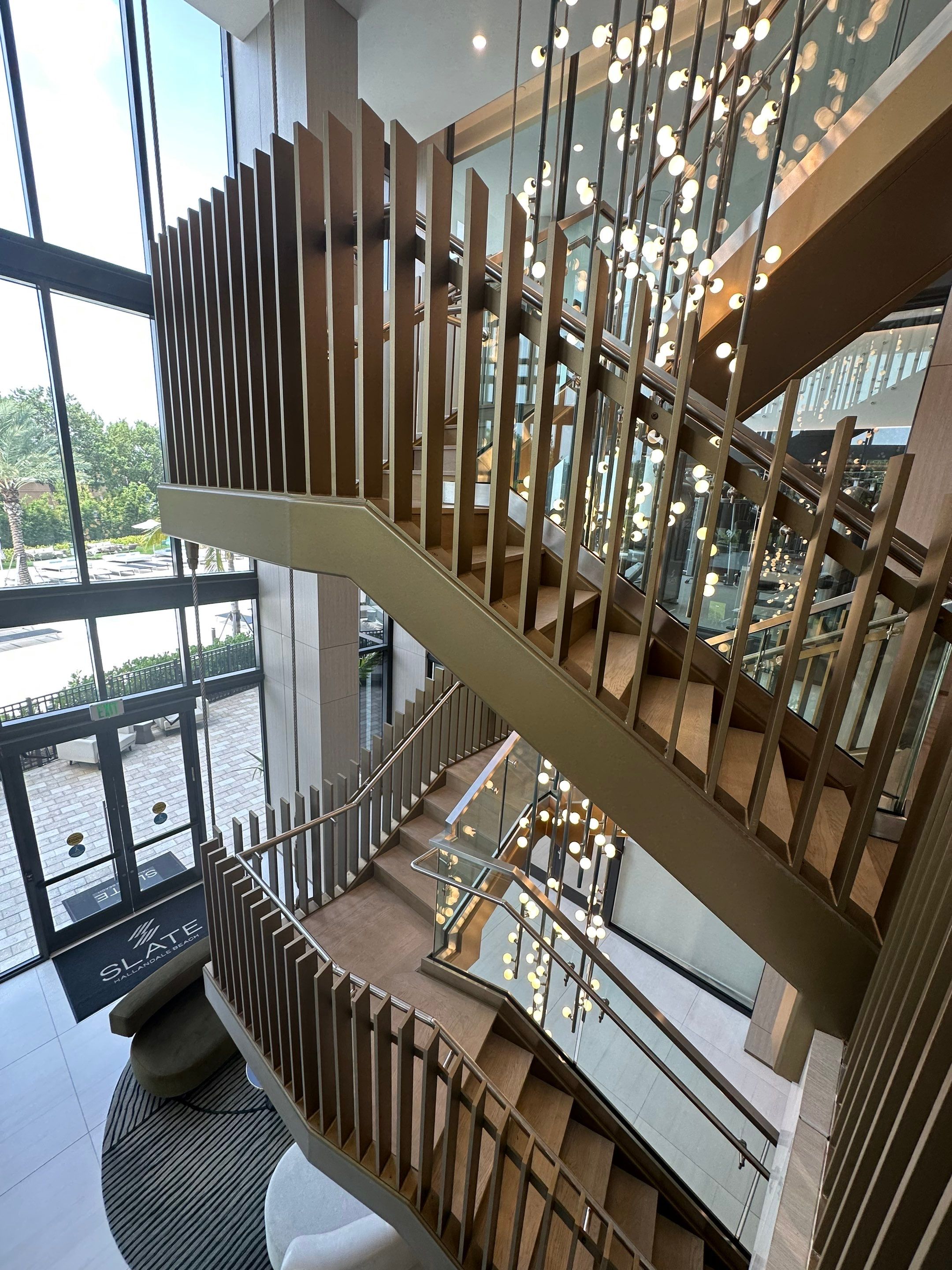 Custom Commercial Lobby in Hallandale Beach by Toledo Iron Works