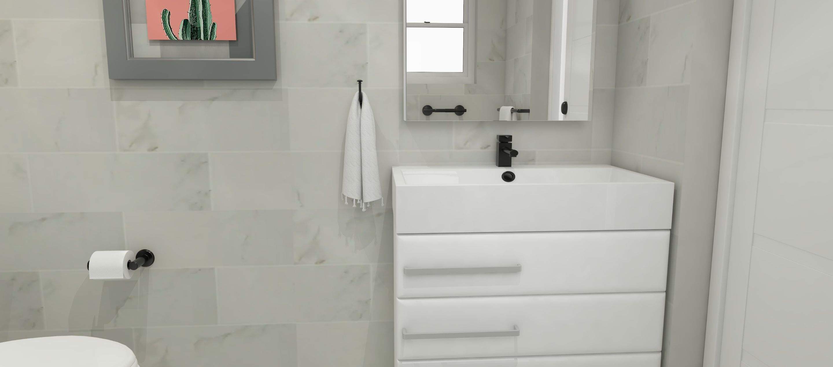 Bathroom Remodel using Tile by Home Concepts Construction