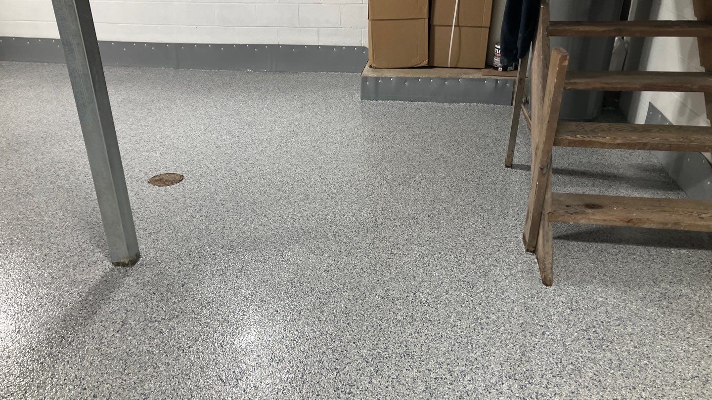 Basement floor coating and organization in Niles, MI! by Innovative Spaces / Innovative Concrete Coatings