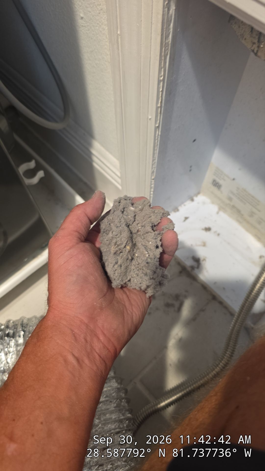 Dryer Vent Lint Removal & Roof Connection Sealing in Minneola by Hygienic Air, Inc