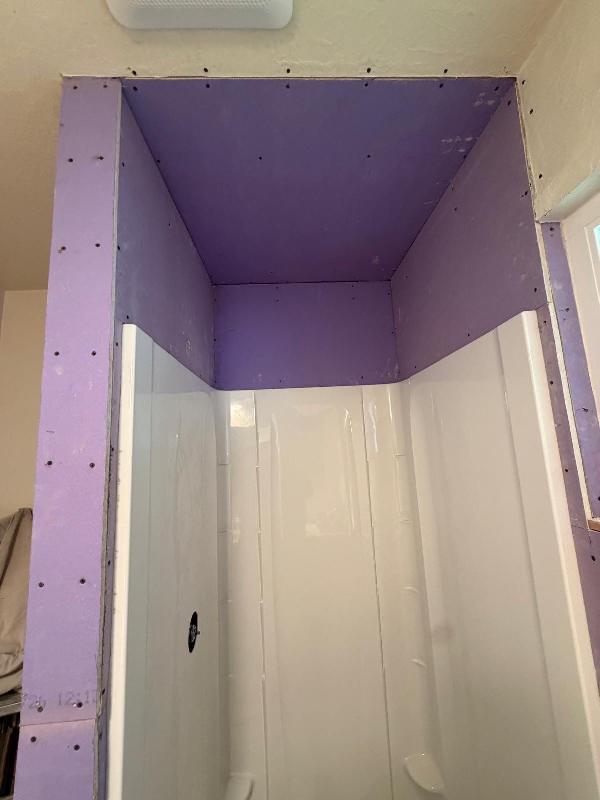 Shower Demolition and Full Rebuild by Anza Builders, Inc. 