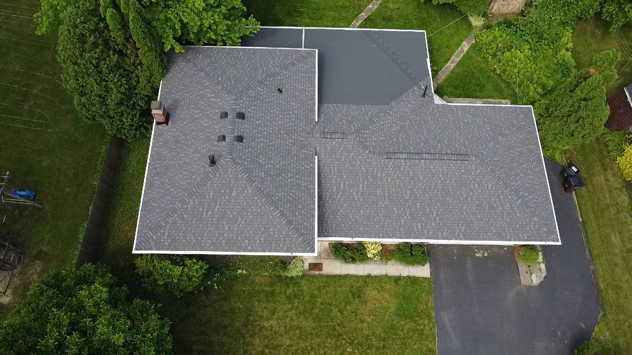 New Roof Installation using new OSB sheathing Certainteed Landmark Shingles by Best Exteriors Inc