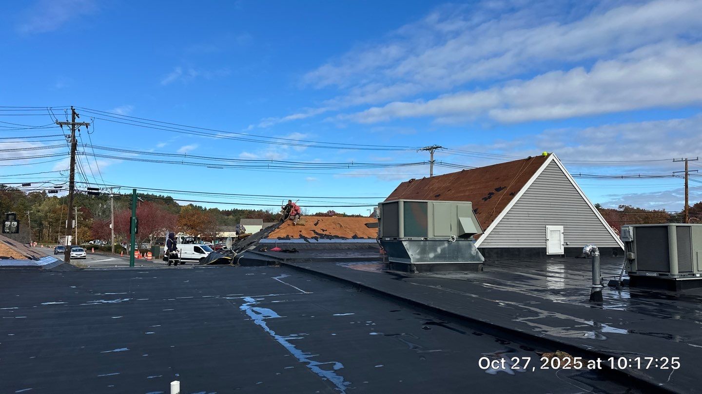 Acton EPDM Roof Edge Reconstruction with Tapered Insulation System by Mighty Dog Roofing of Greater Middlesex County