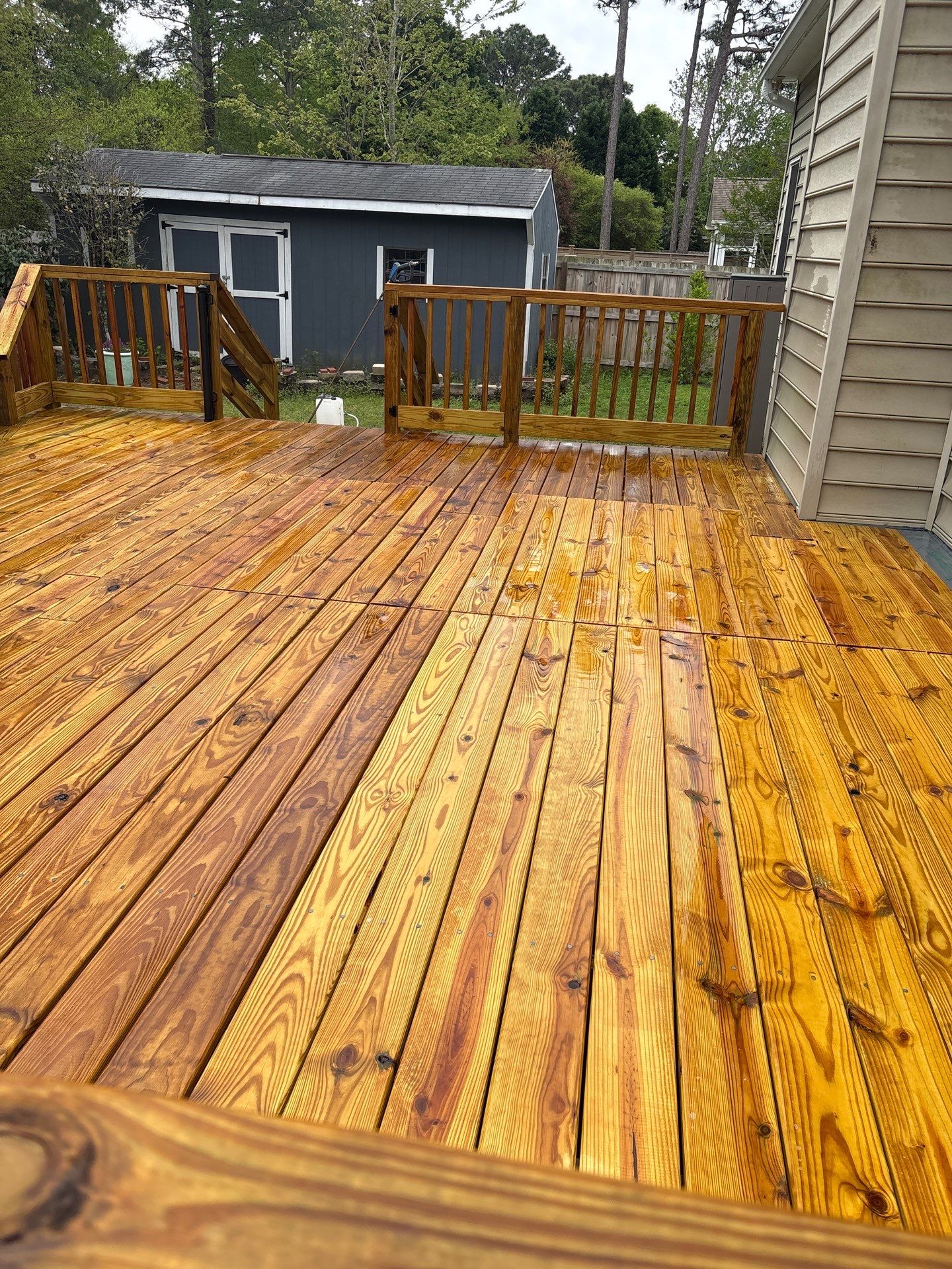 Deck using Wood Sealant by DuraSeal