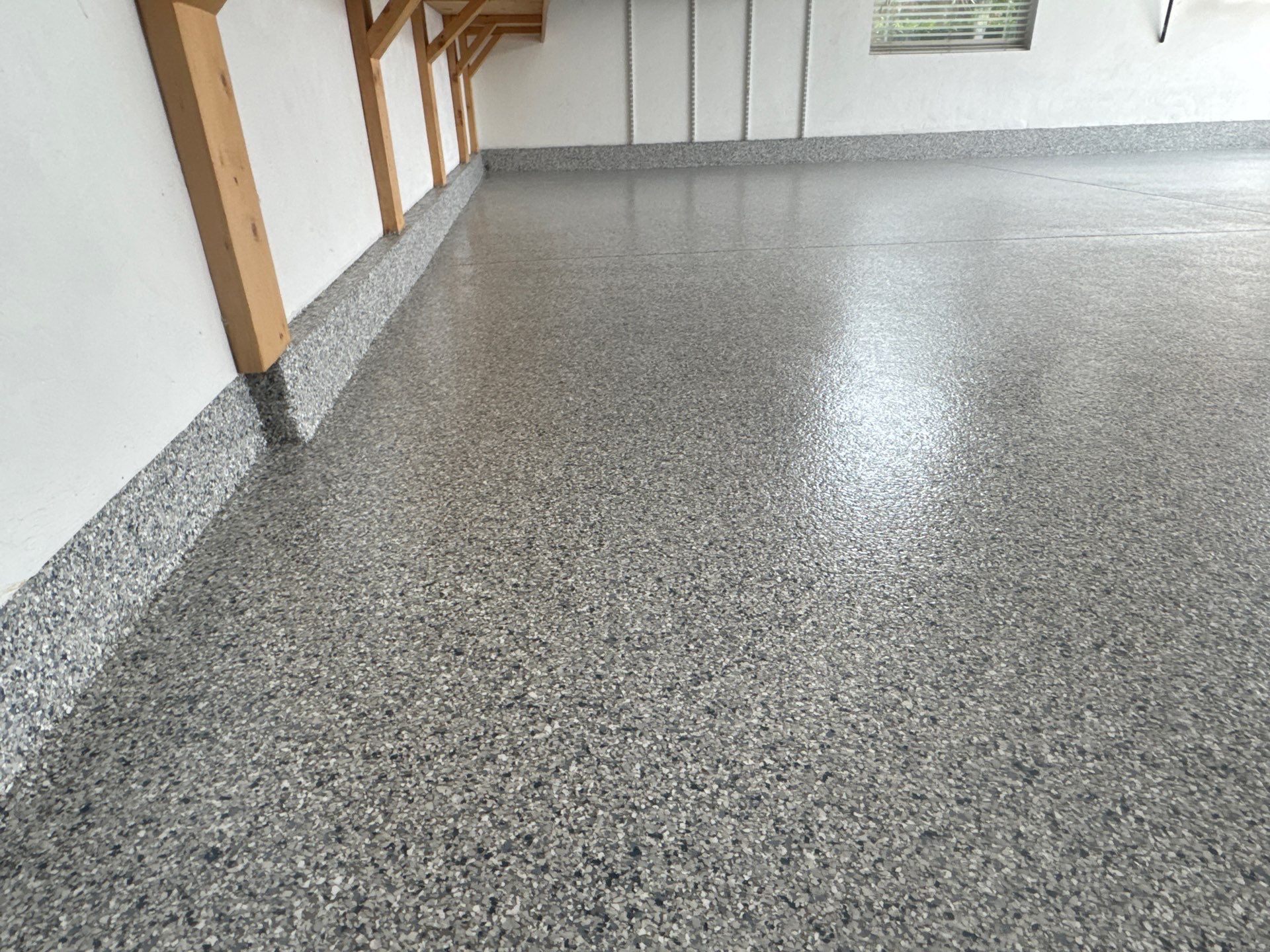 Garage Project in Newberry, FL in Tidal Wave by Cross Creek Concrete Coatings