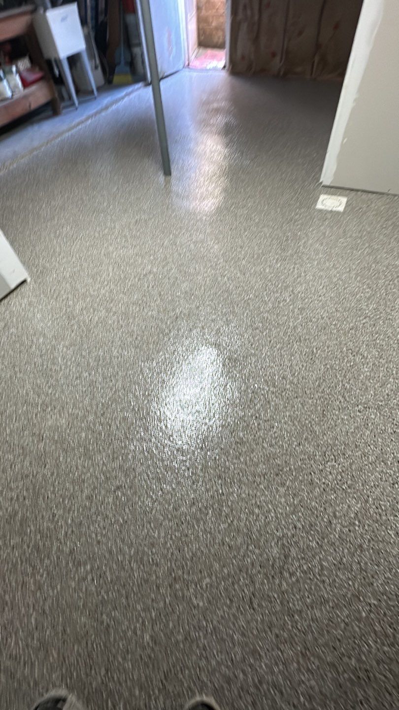 Basement, Bar & Laundry area  by Floors in a Day, Inc