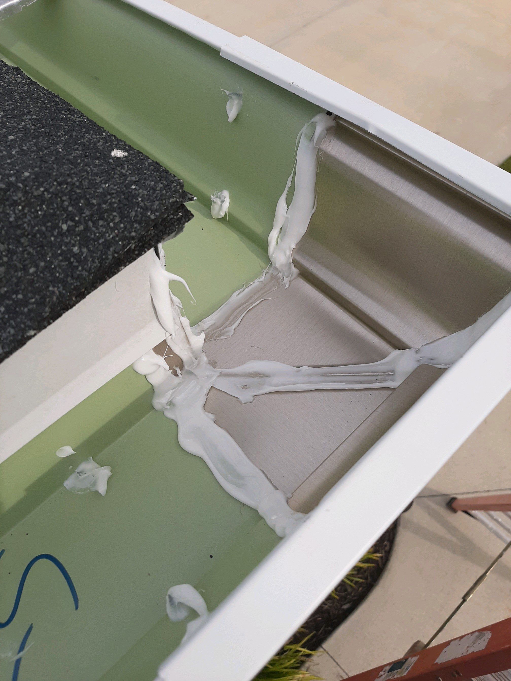 Gutter Installation using K-Style Seamless Gutters by Gutter Professors