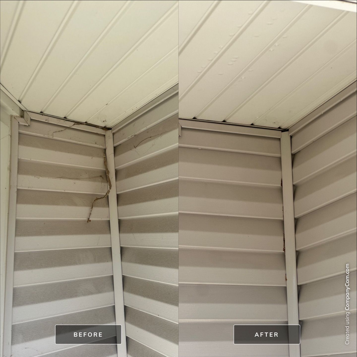 Project in Carol Stream by Simmons Power & Soft Washing