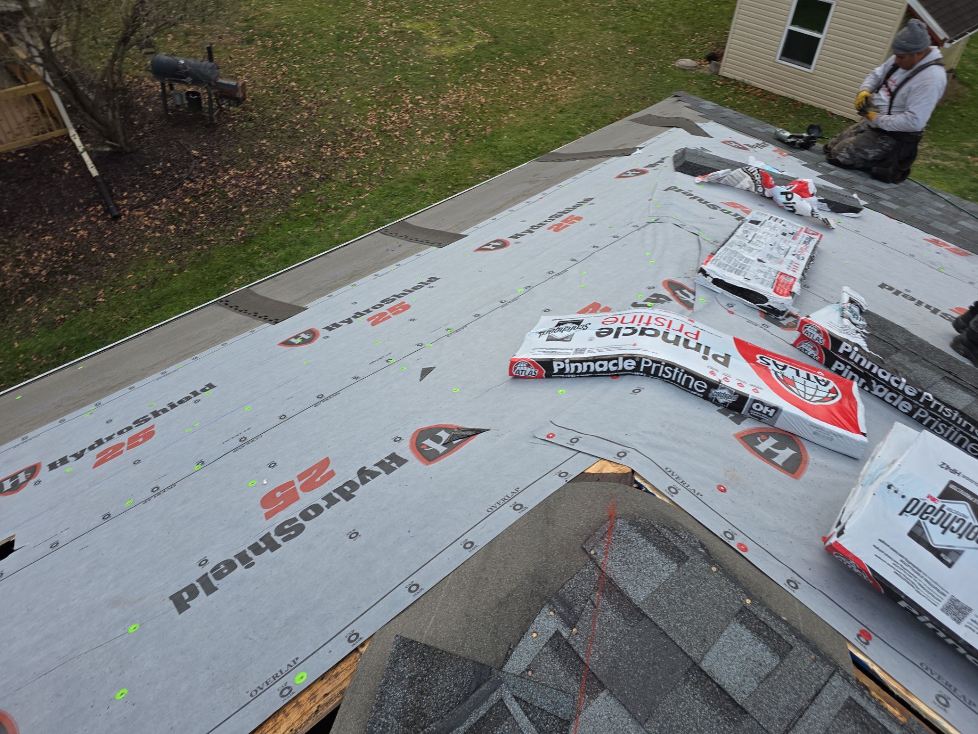 Dave F: Atlas Pinnacle, Color, Coastal Granite, Drip Edge, Color, Black by Eagle Eye Roofing