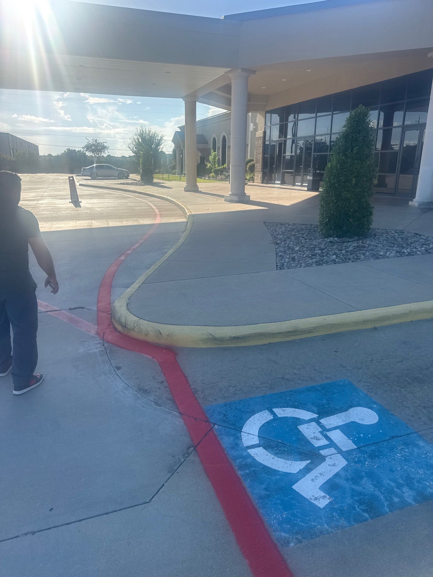 Houston Commercial Parking Lot Striping and ADA Compliance Services by Zeal Power Washing