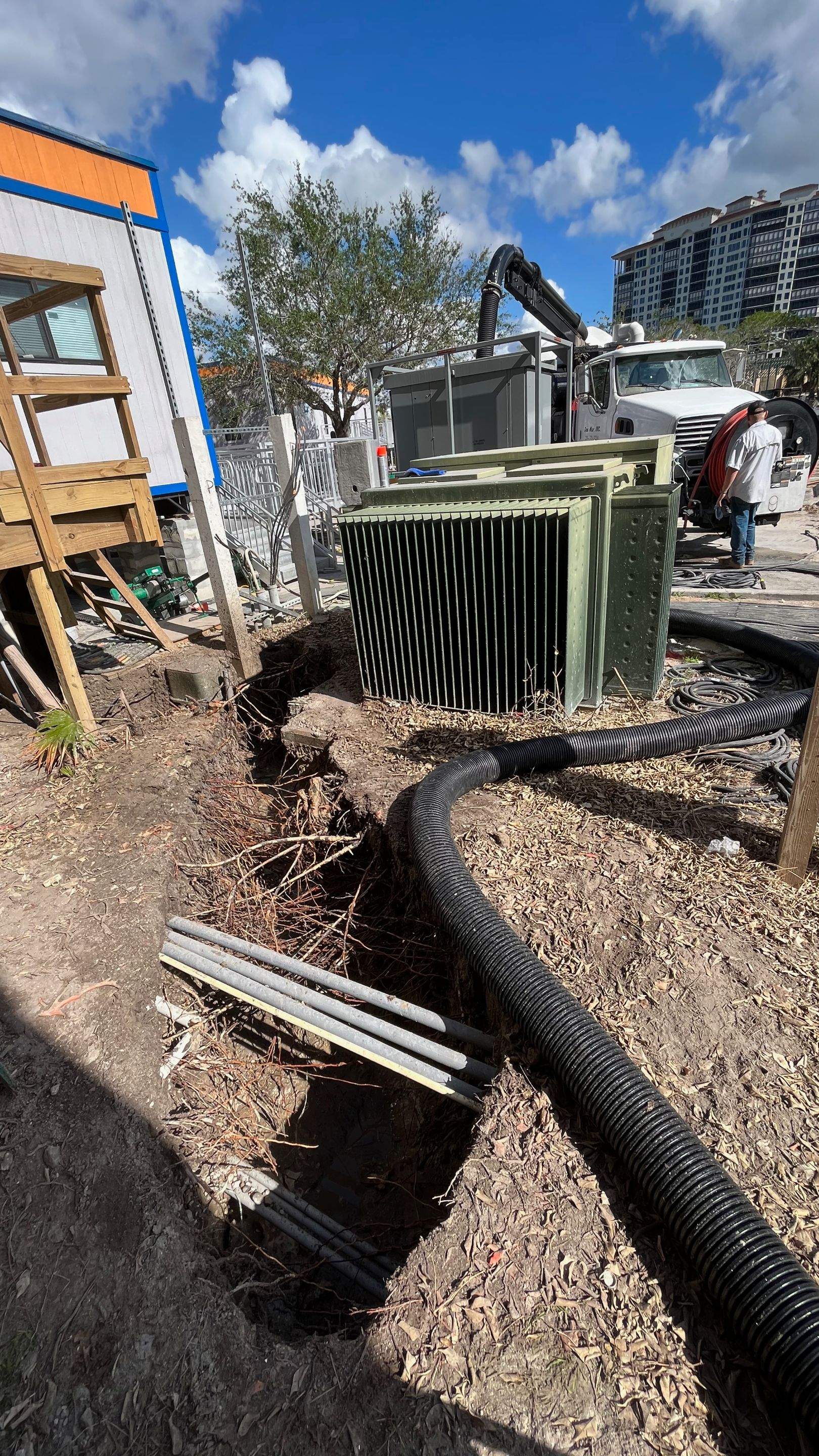 Ritz-Carlton Front Parking Daylighting by Don Mar, Inc. Storm Water Solutions