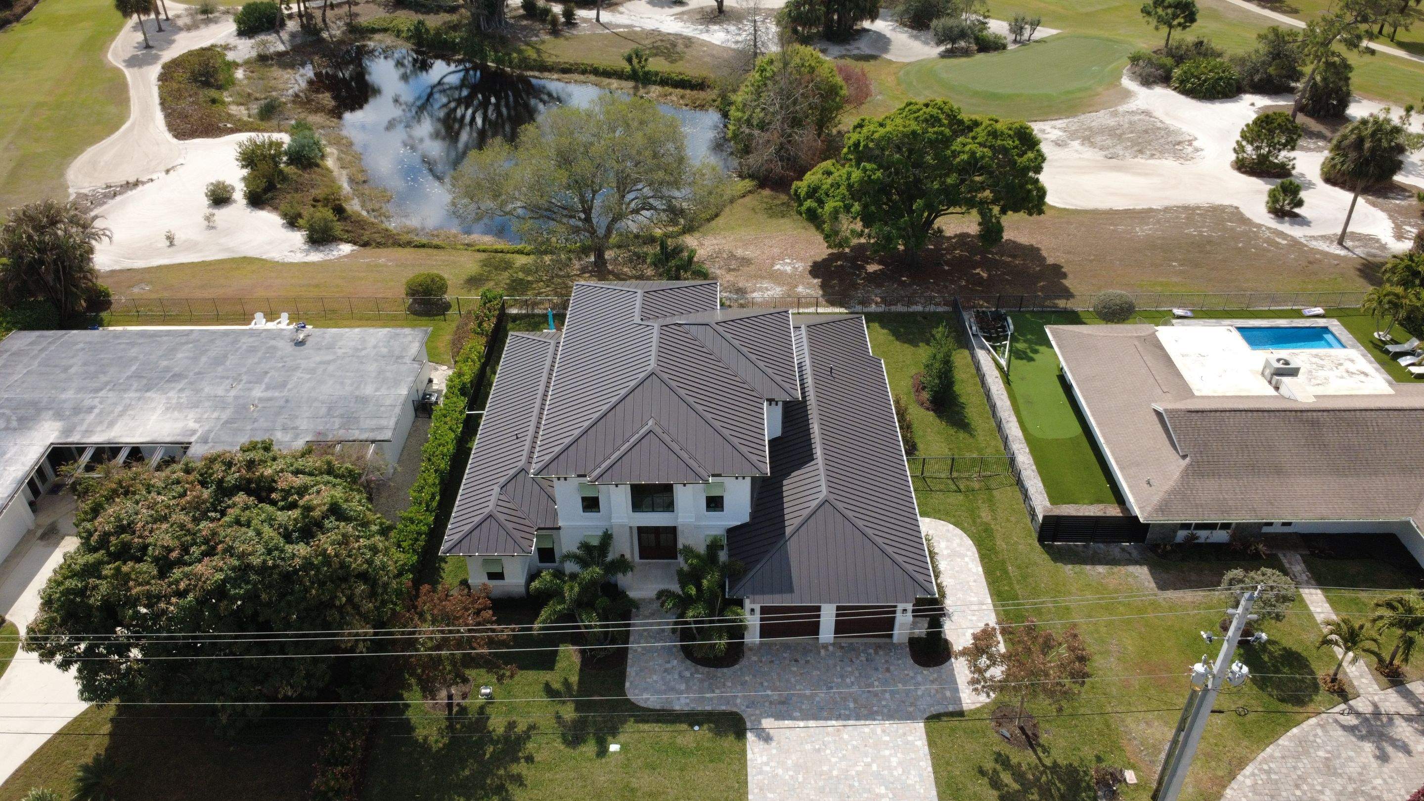 Kynar (Color Coated) Standing Seam Metal Roof Installation by Sailfish Roofing