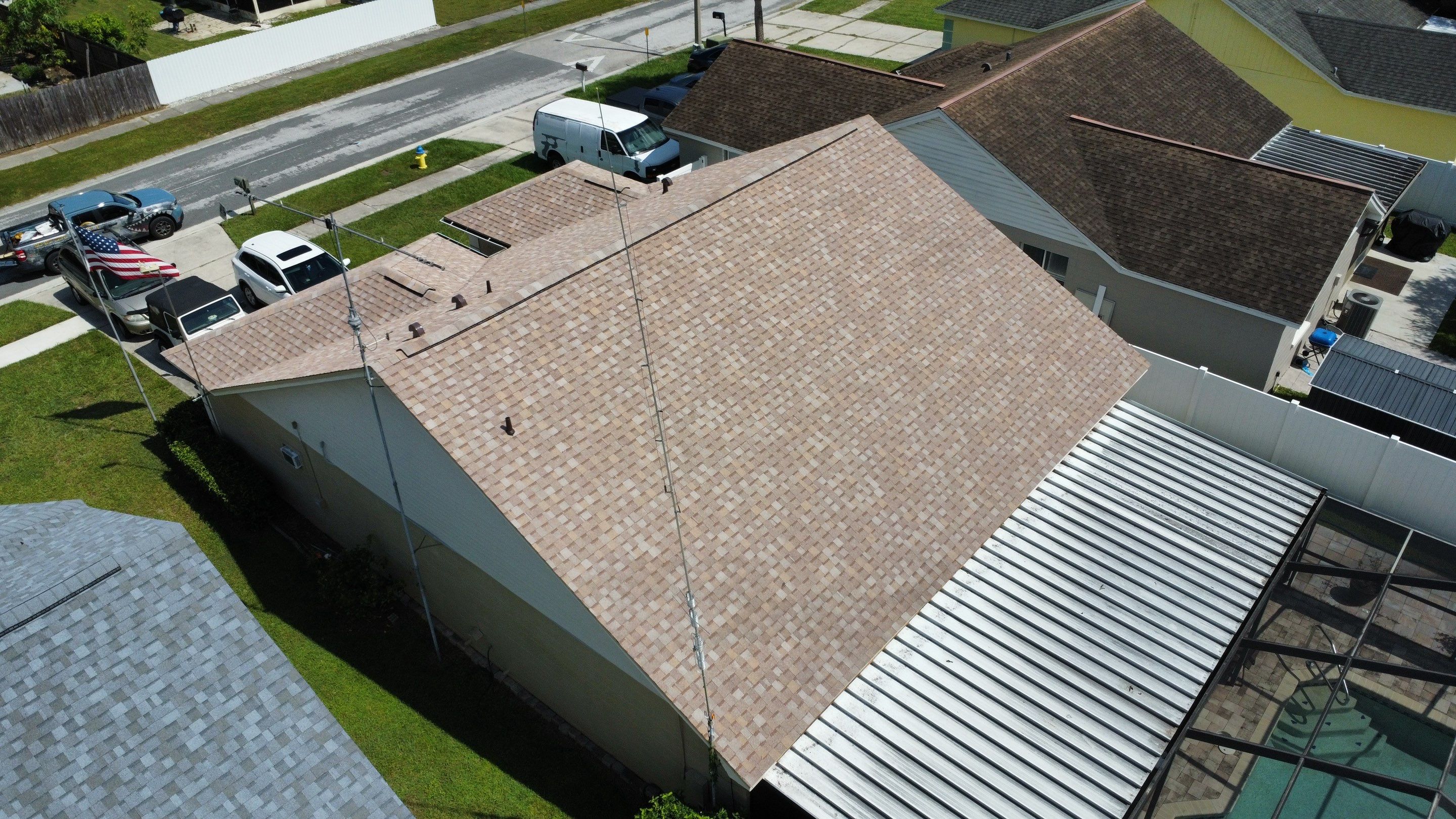 Roof Replacement in Brandon, FL. by Steadfast Roofing 