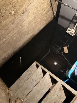 Original kitchen sink  wore a hole