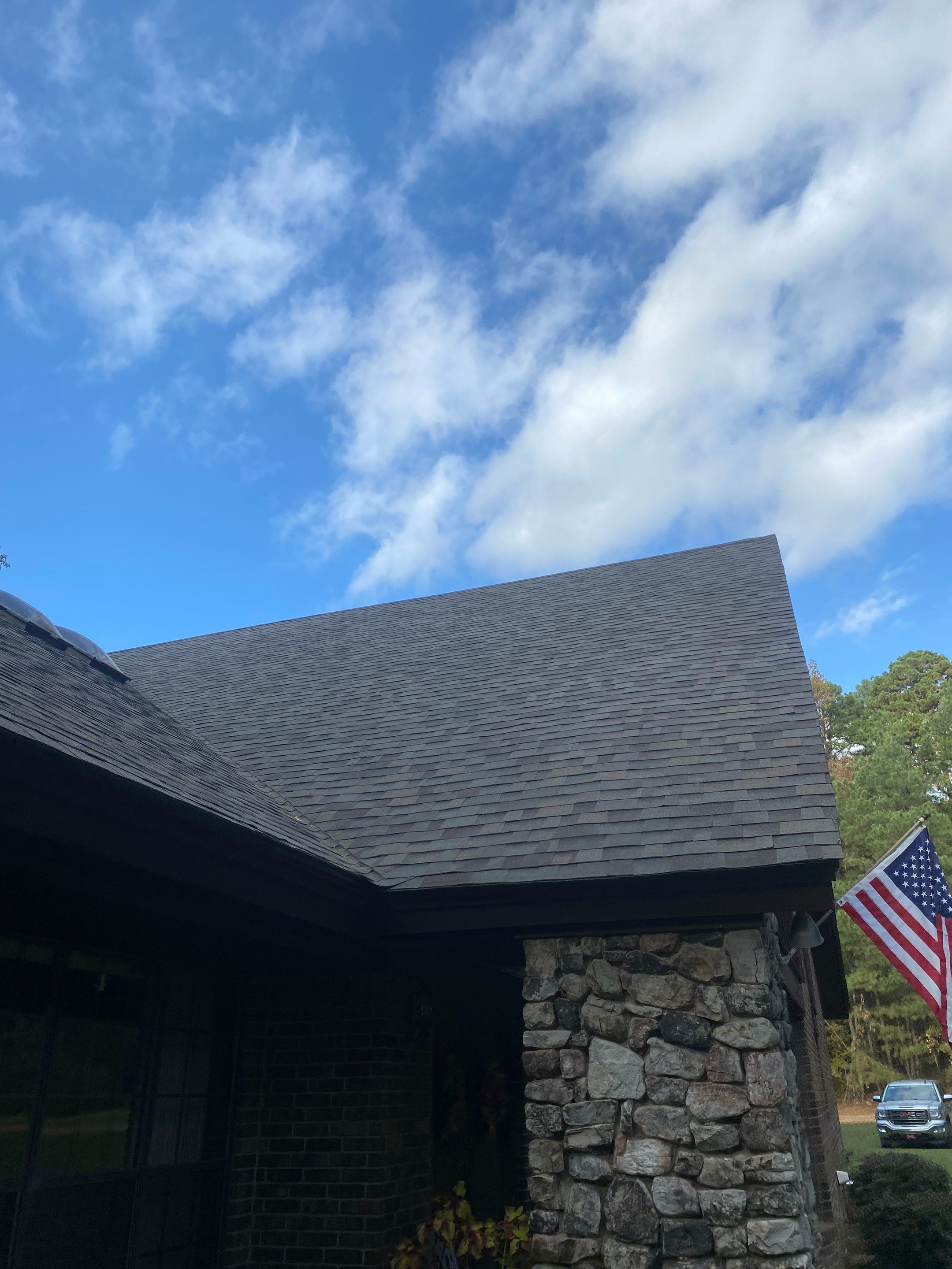 Residential Roofing Repair using Malarkey Highlander: Natural Wood by Hostetler Roofing