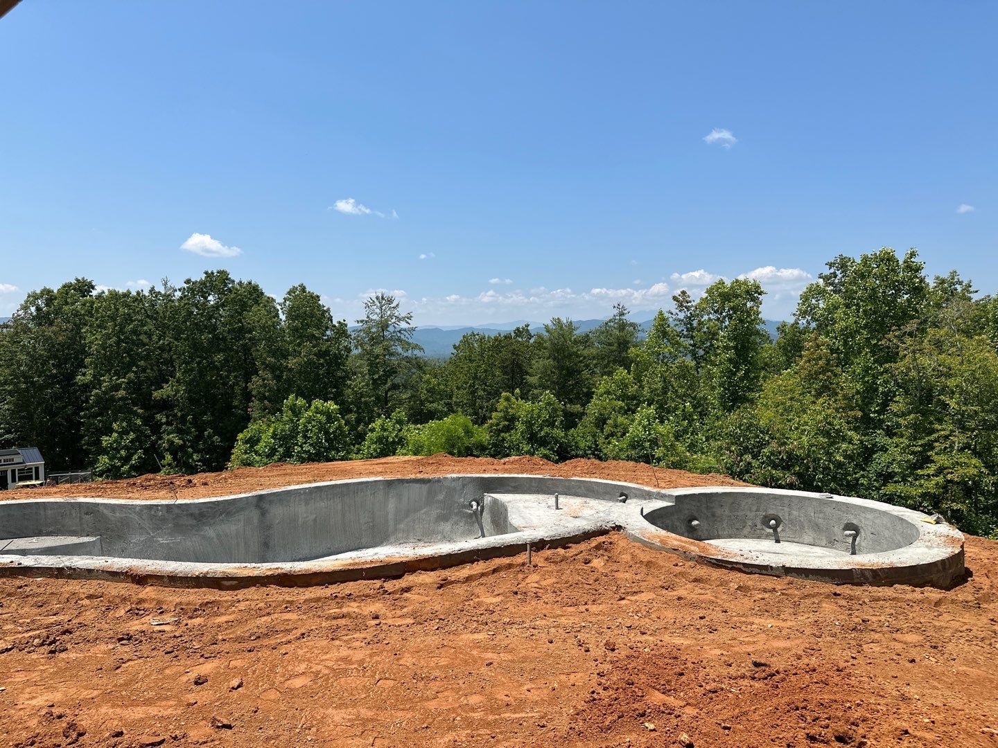 Pool Area Hardscape  by Growing Edge Landscape & Design, Inc.