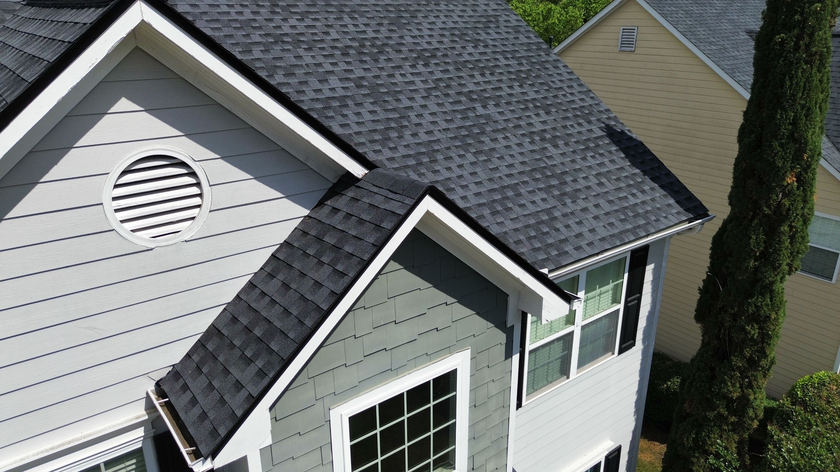 Cumming, GA Roof Replacement GAF Timberline HDZ Charcoal by Reset Roofing