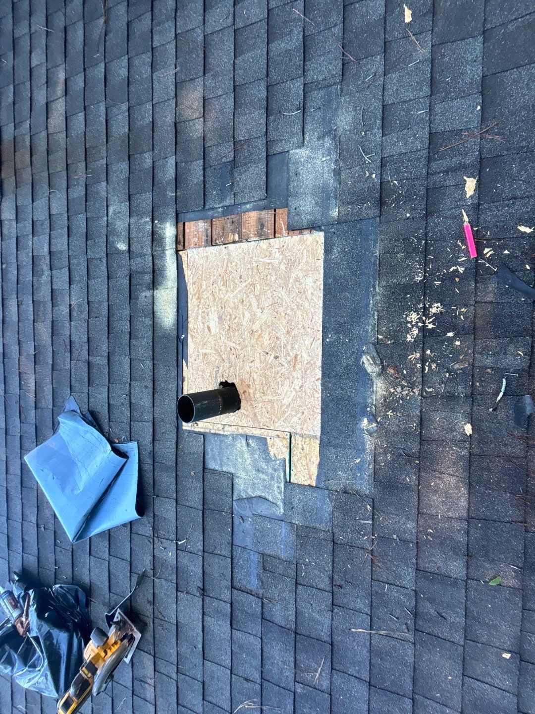 Roof repair and ceiling repair by Deerfield Roofing LLC