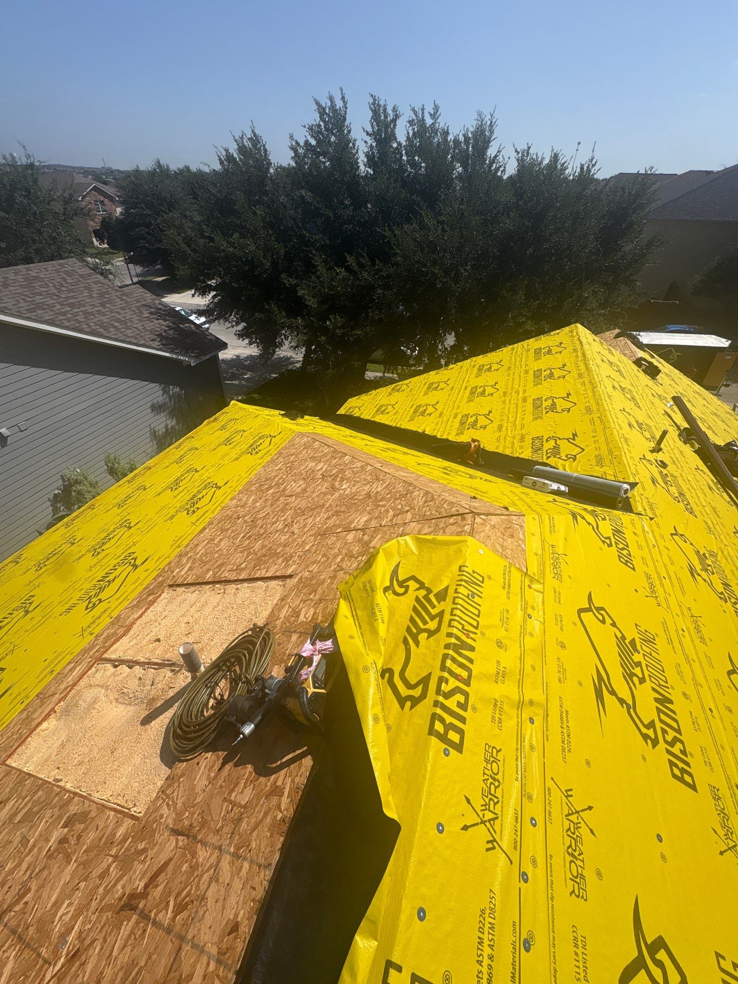 Full Roof Cibolo TX  by Bison Roofing  