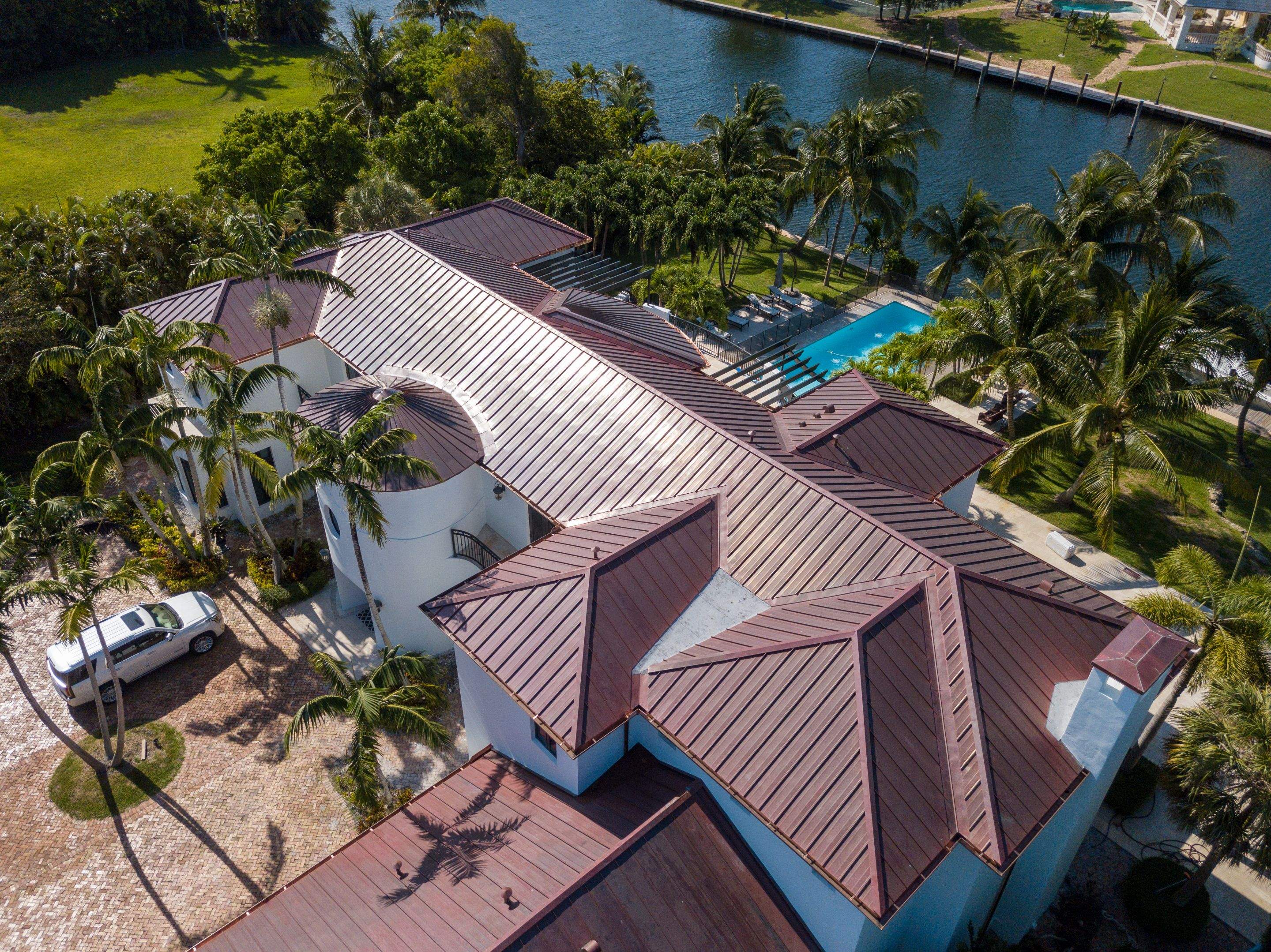 Metal Roof - Copper by Istueta Roofing