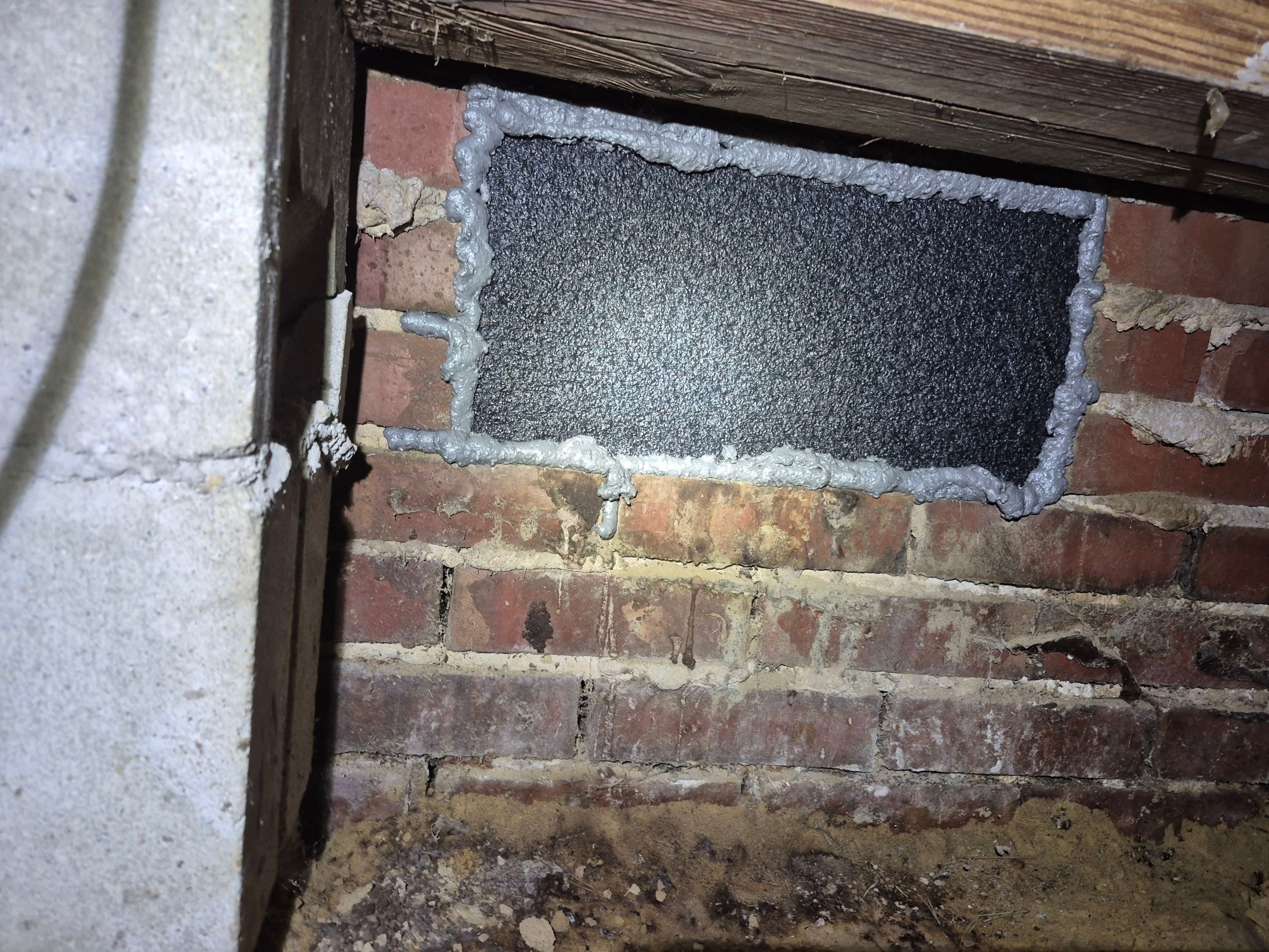 Project in Chesapeake by Patriot Crawl Space Repairs